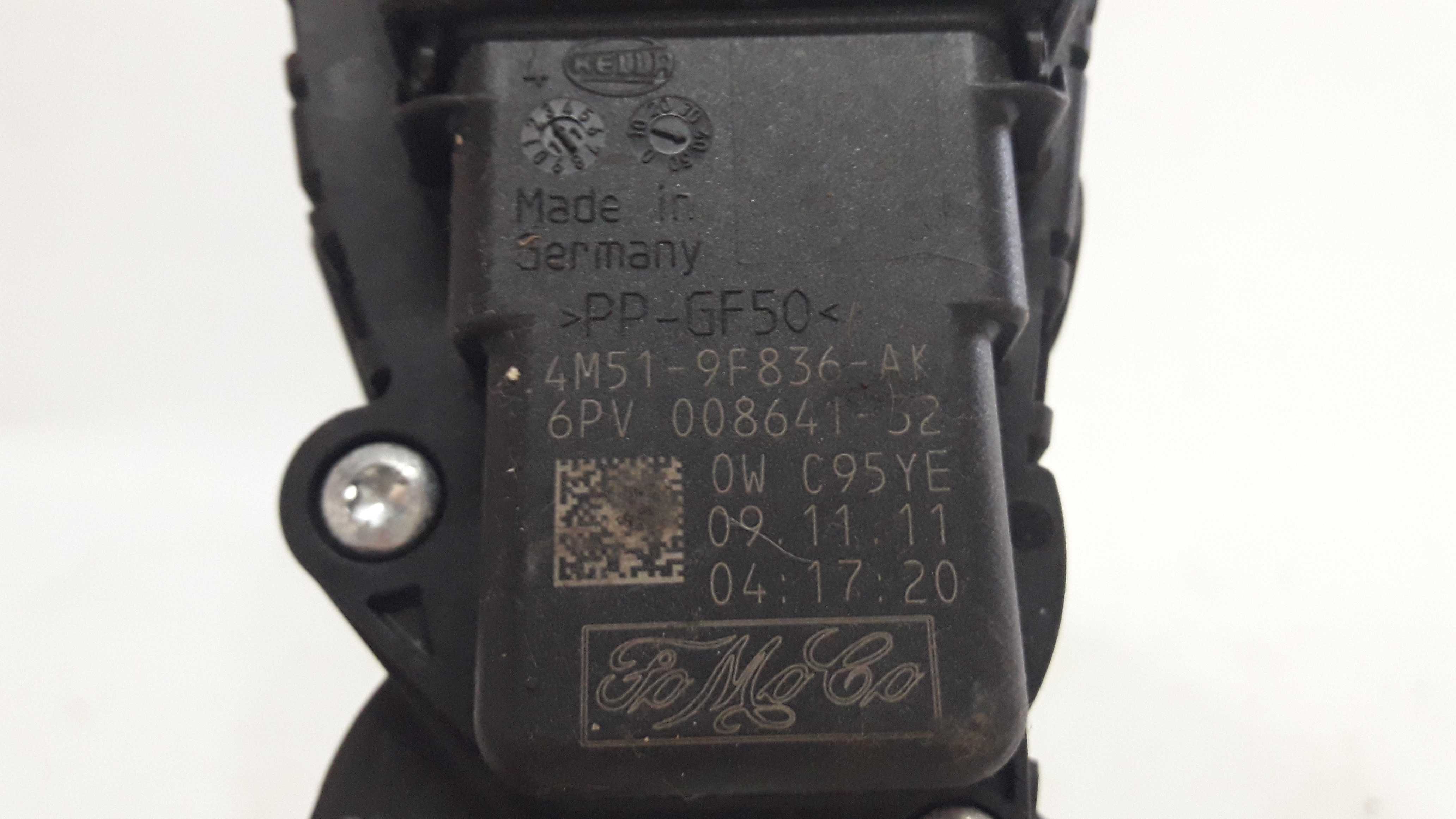 Pedal Acelerador Eletrônico Focus 1.6 16v 9 A 13 4m519f836ak 7