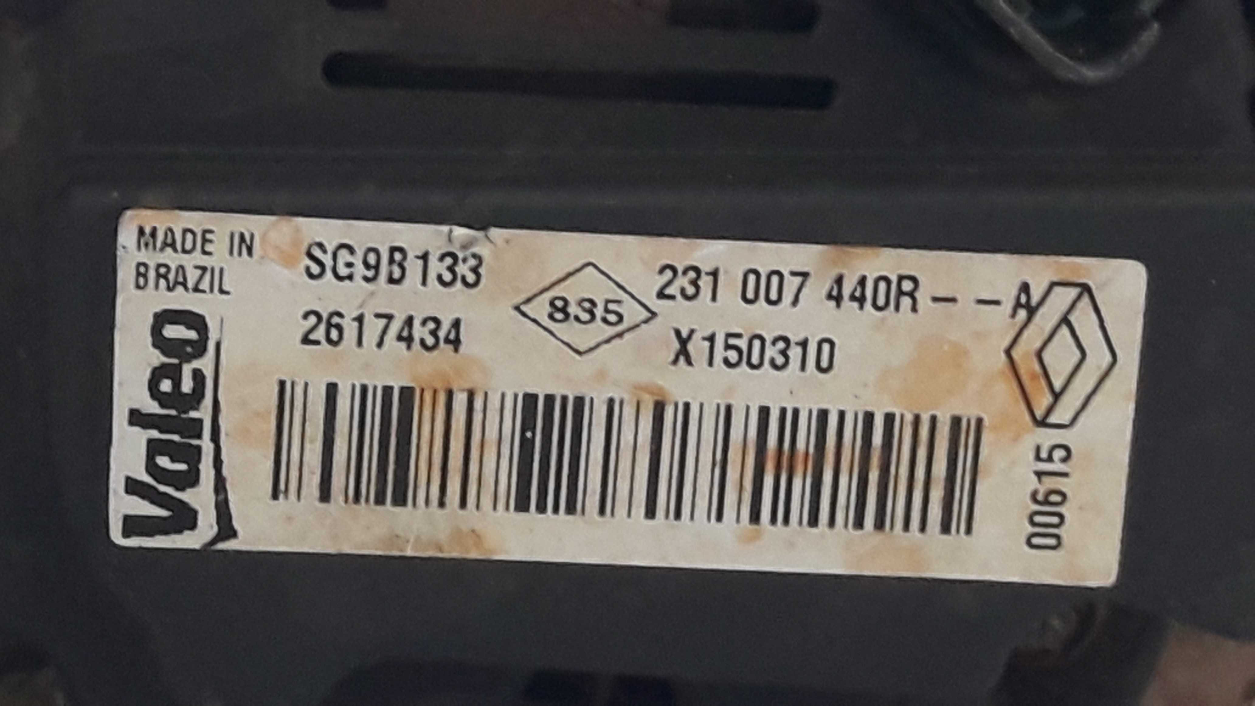 Alternador Valeo Logan Sandero 1.0 16v 15 A 19 231007440r 7