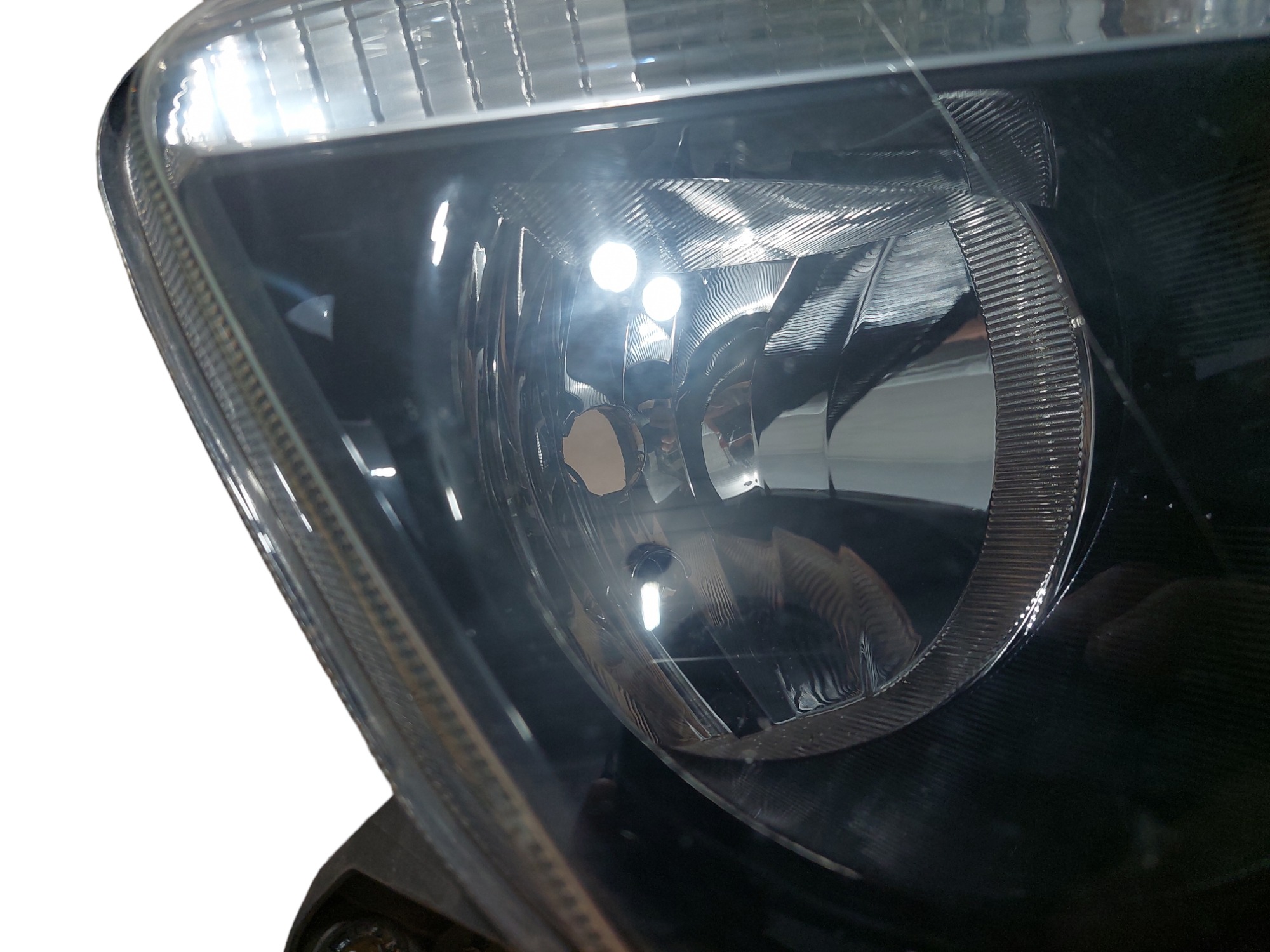 Farol Lado Direito Renault Duster Oroch 2012 Á 2015 Preto  Direito 4