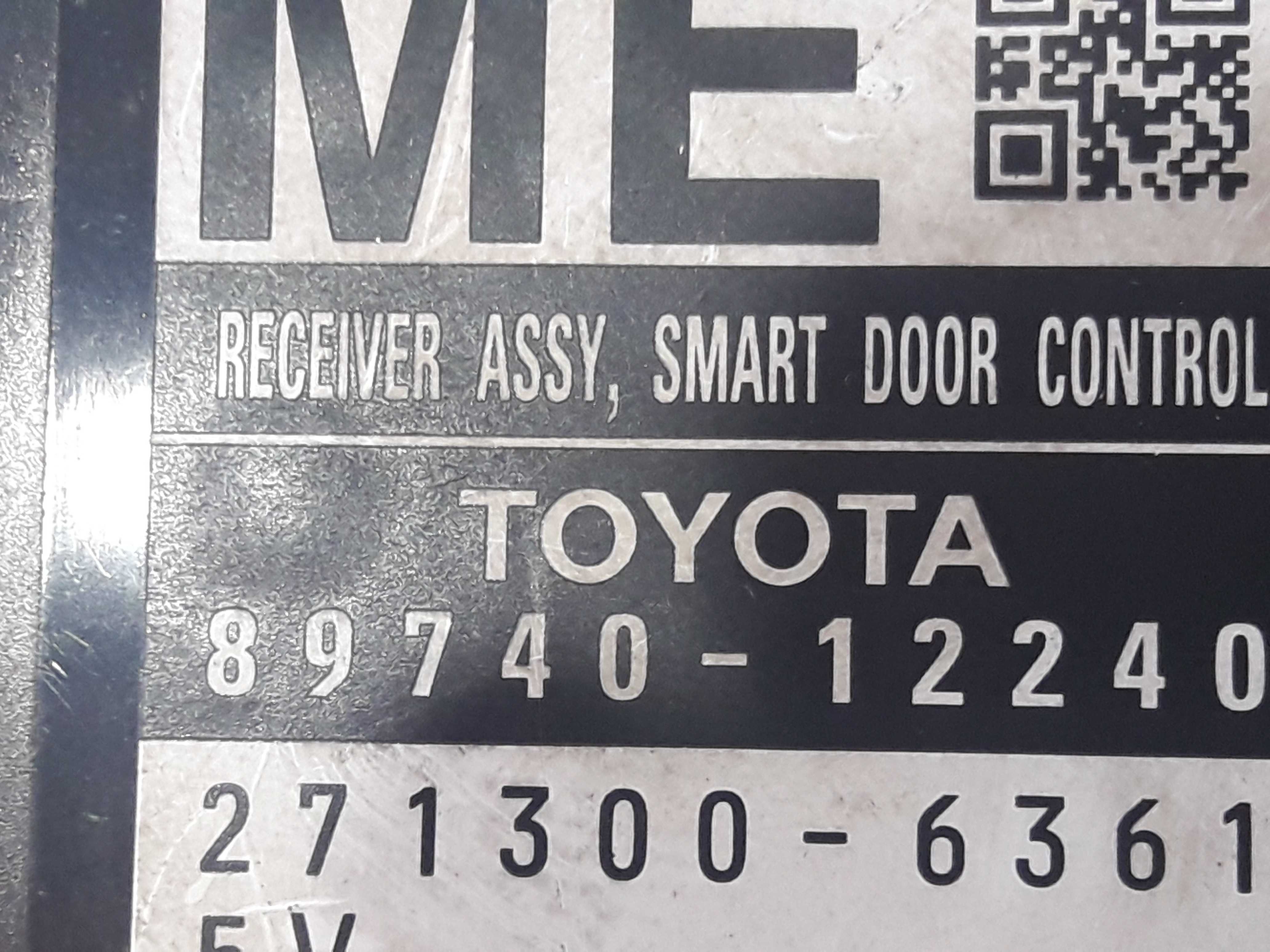 Módulo Controle Porta Corolla Xrs 17/19 8974012240 2