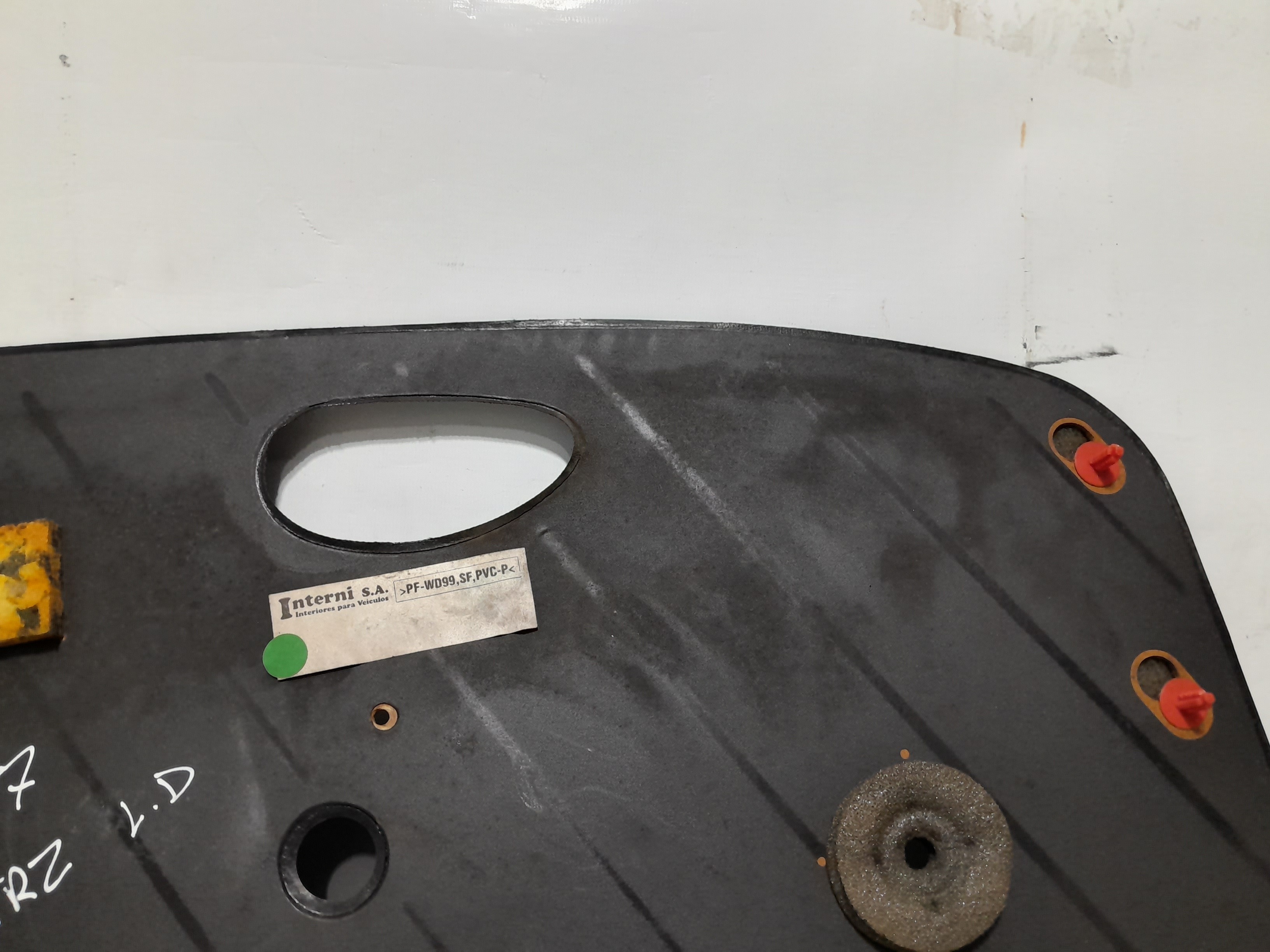 Forro De Porta Fiat Palio Traseiro Direito 1997 4/porta Azul 6