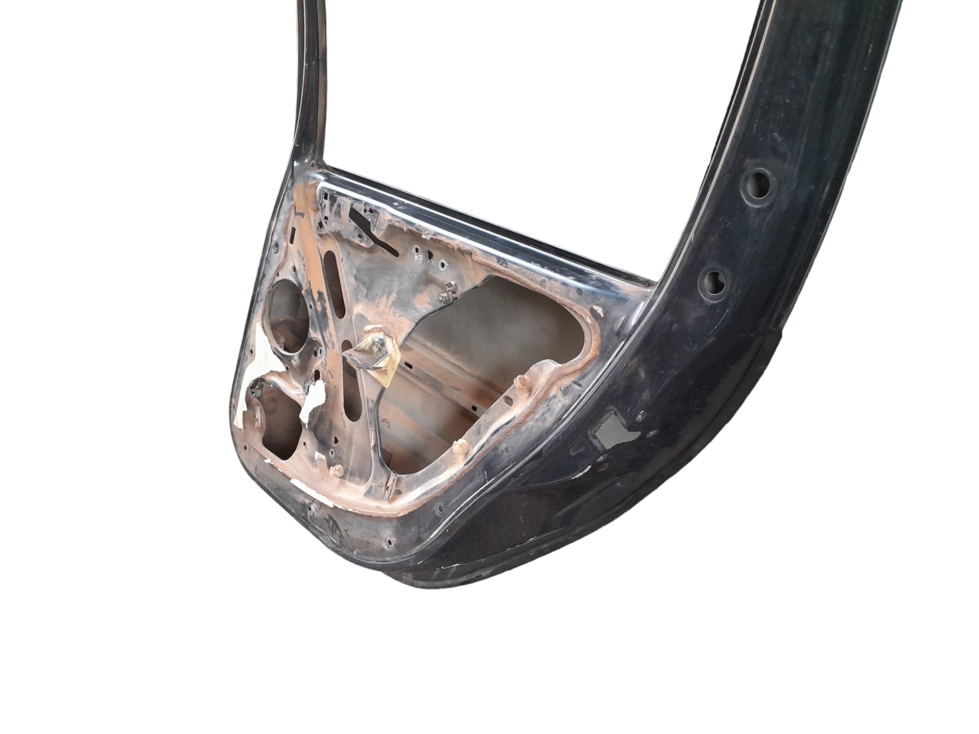 Porta Traseira Direita Peugeot 206 207 Sw Original  Traseira Direito Preto 4