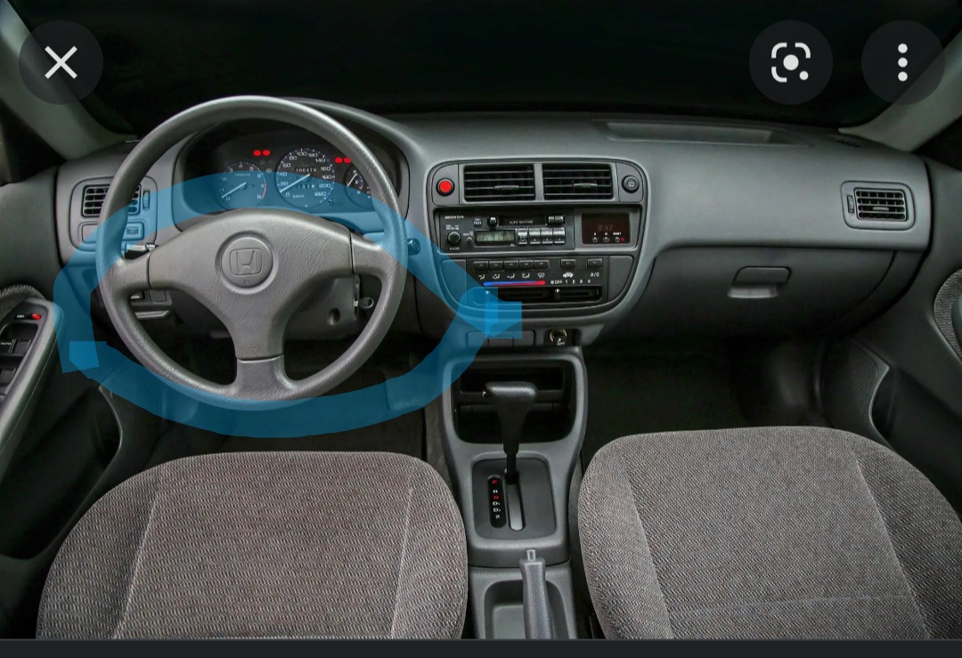 Moldura Inferior  Console/direcao Civic 97/00 77311s04g009 7