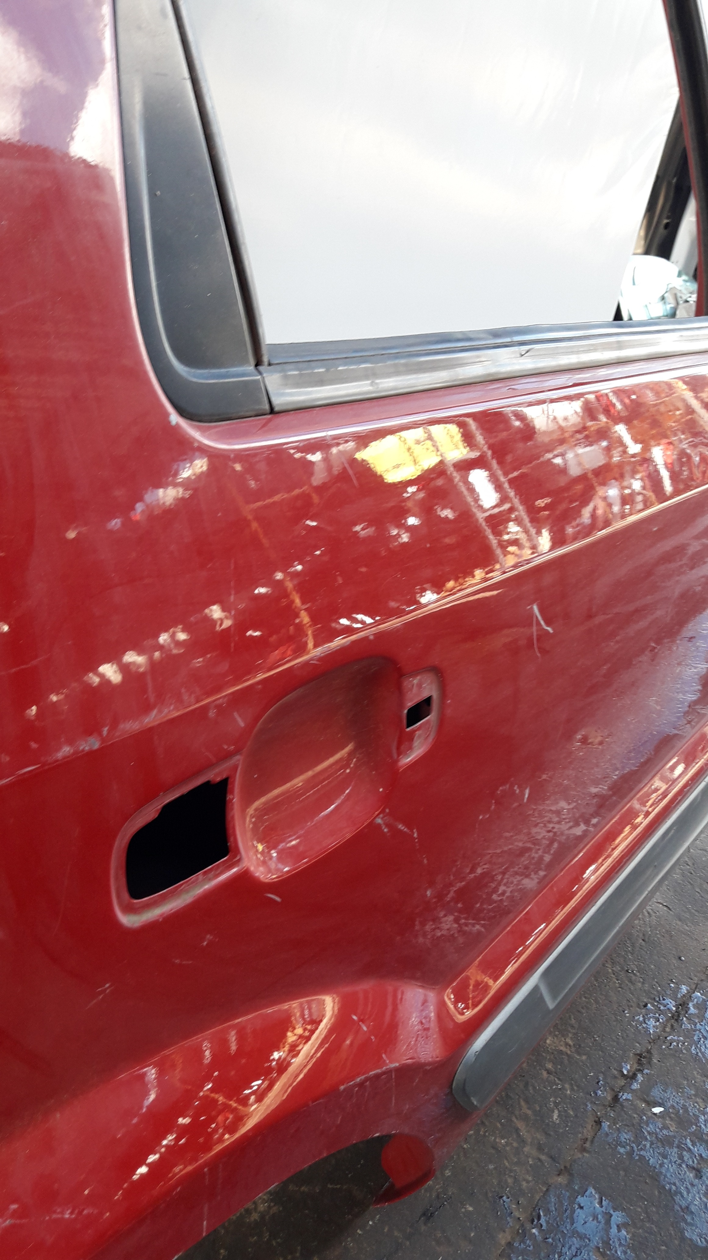 Porta Traseira Direita Ecosport Original 2003/2012 Vermelha 3