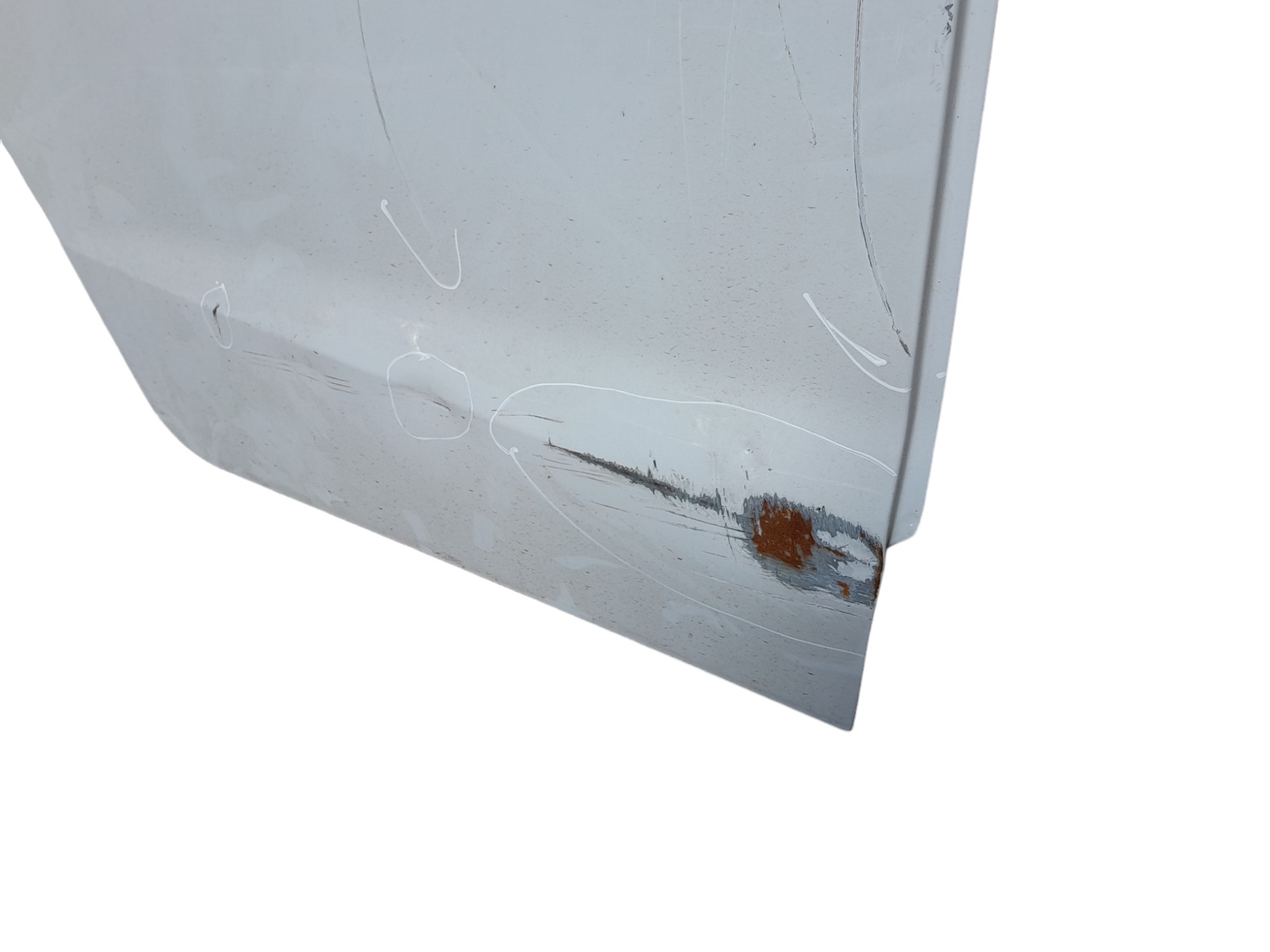 Porta Traseira Direita Ford Ka 2014 A 2021 Pra Recuperar Traseira Direito Branca 3