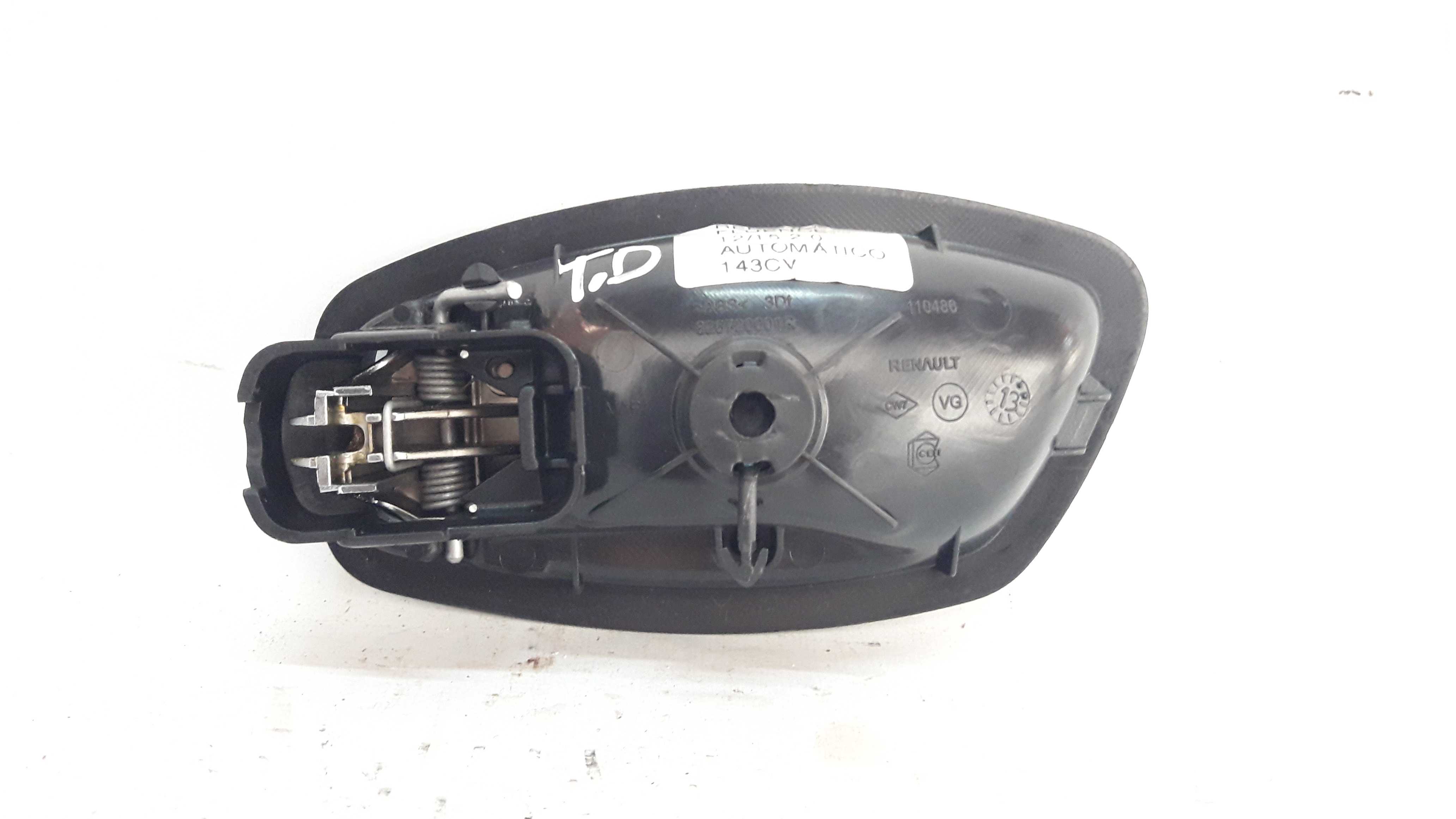 Macaneta Interna Traseira Direita Fluence 12 A 15 826720001r Cromada Traseira 2
