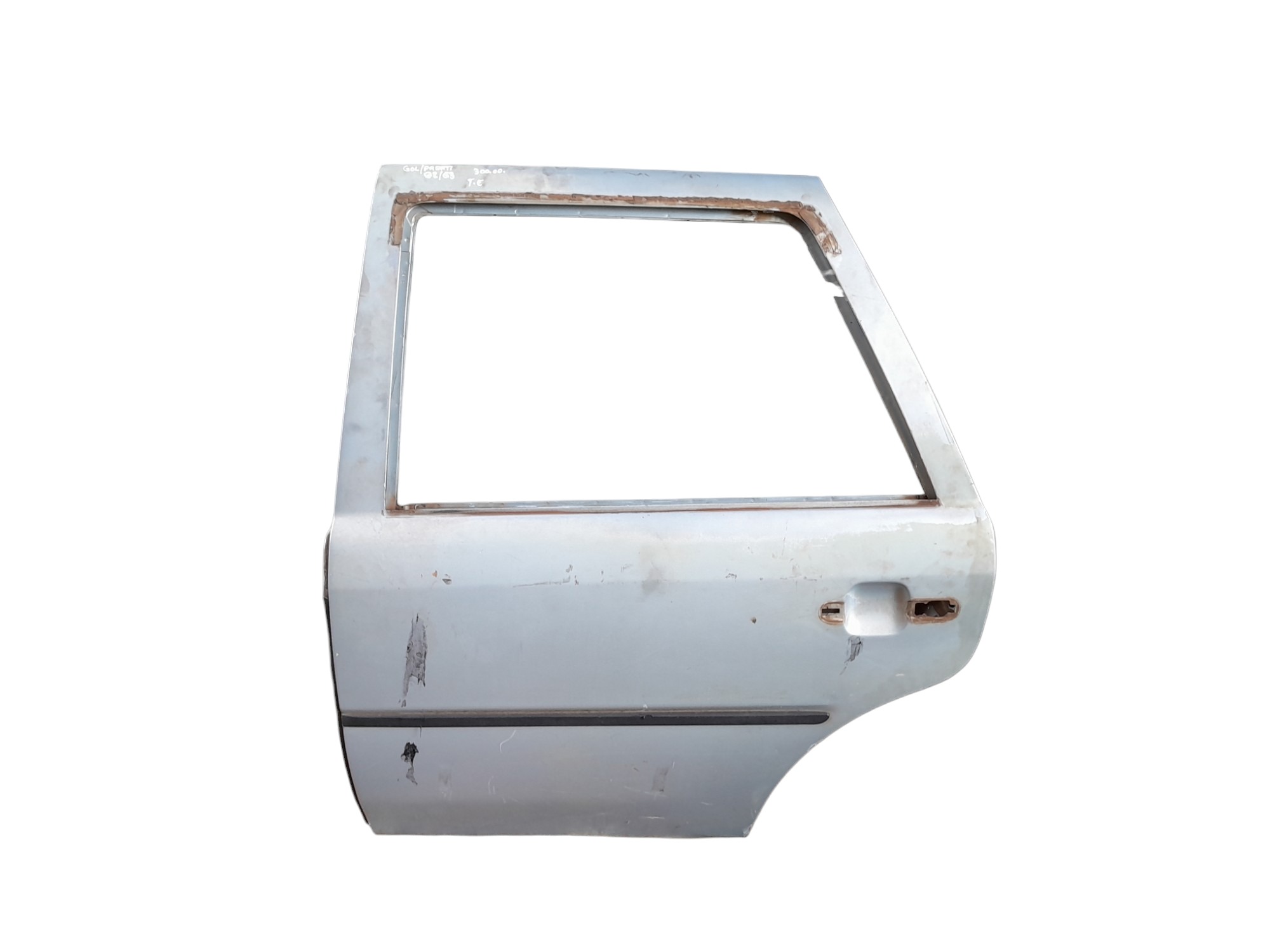 Porta Traseira Esquerda Volkswagen Gol Parati G2 G3 Original Traseira Esquerdo Prata 1