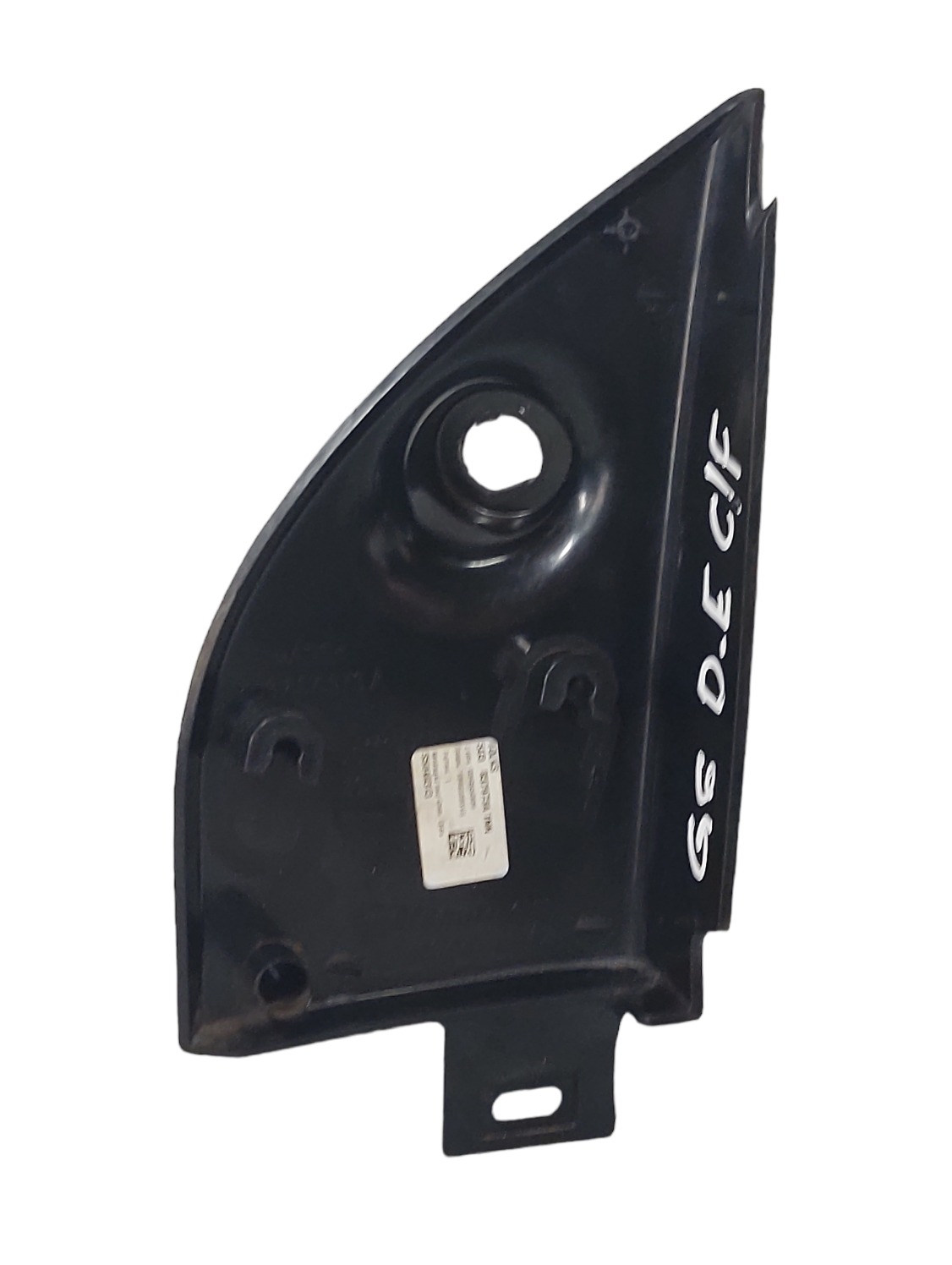 Moldura Int Retrovisor Manual Esquerdo Gol G6 5u3837972a Preto 2