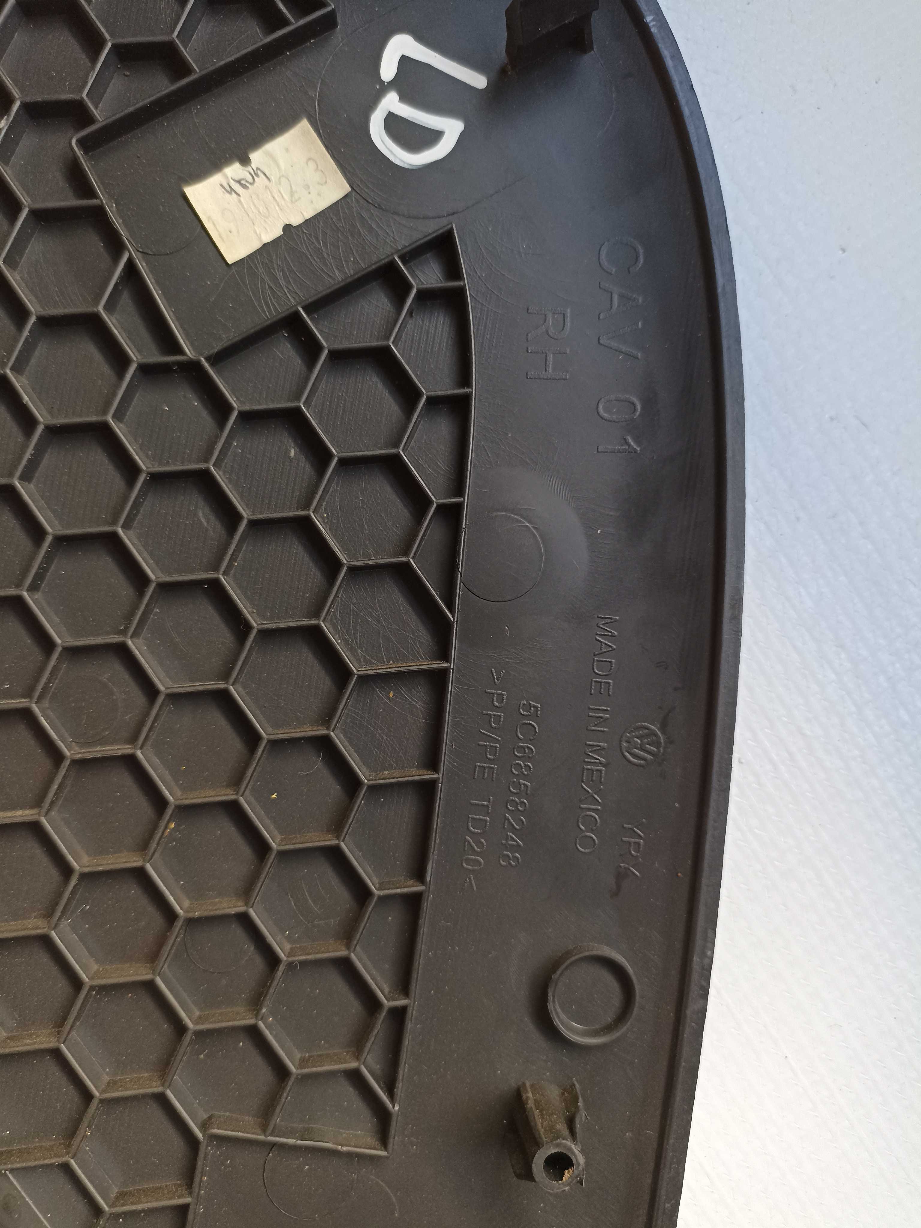 Moldura Lateral Capa Painel Jetta 2012 Lado Direito Original 3