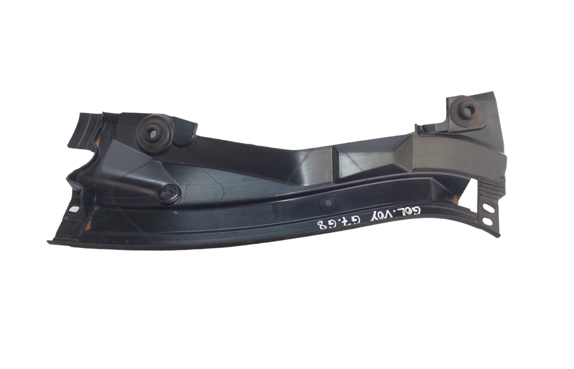 Suporte Grade Churrasqueira Esquerda Capo Gol G7g8 5u1805291 Preto Plástico