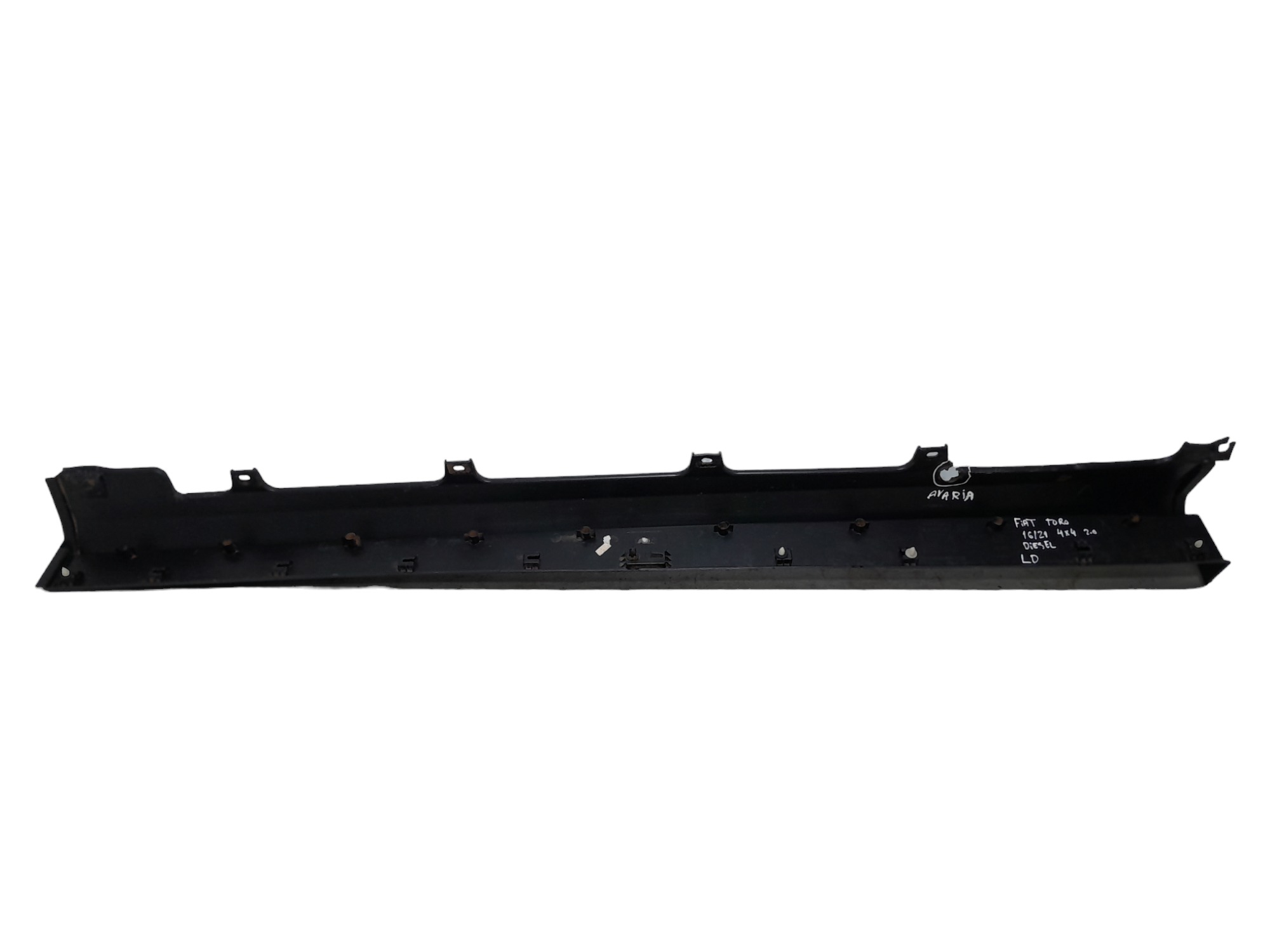 Spolier Soleira Lateral Direita Fiat Toro 4×4 2016 A 2020 Peeto 2