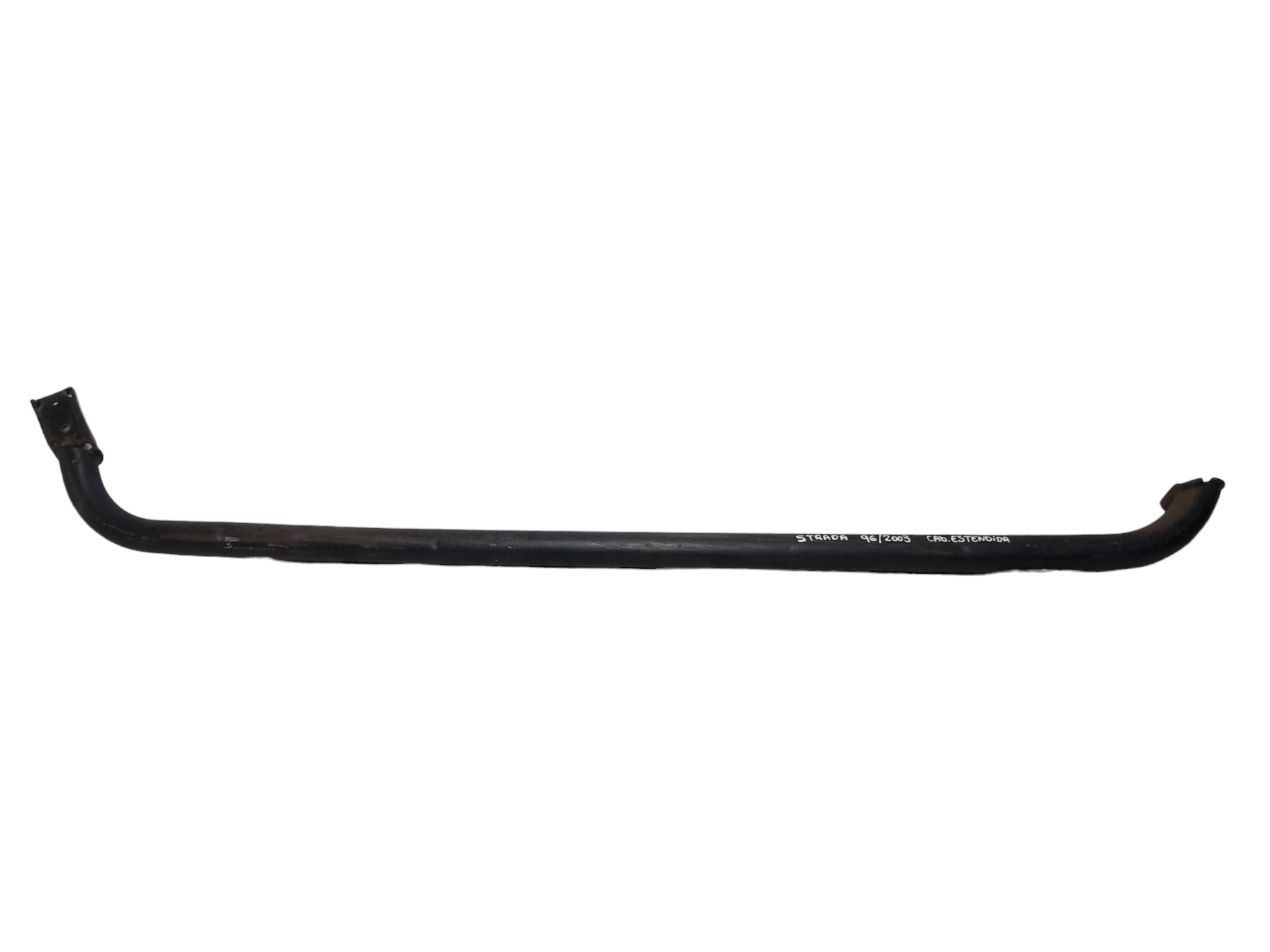 Estribo Fiat Strada Cabine Estendida 1996 A 2003  Preto 2