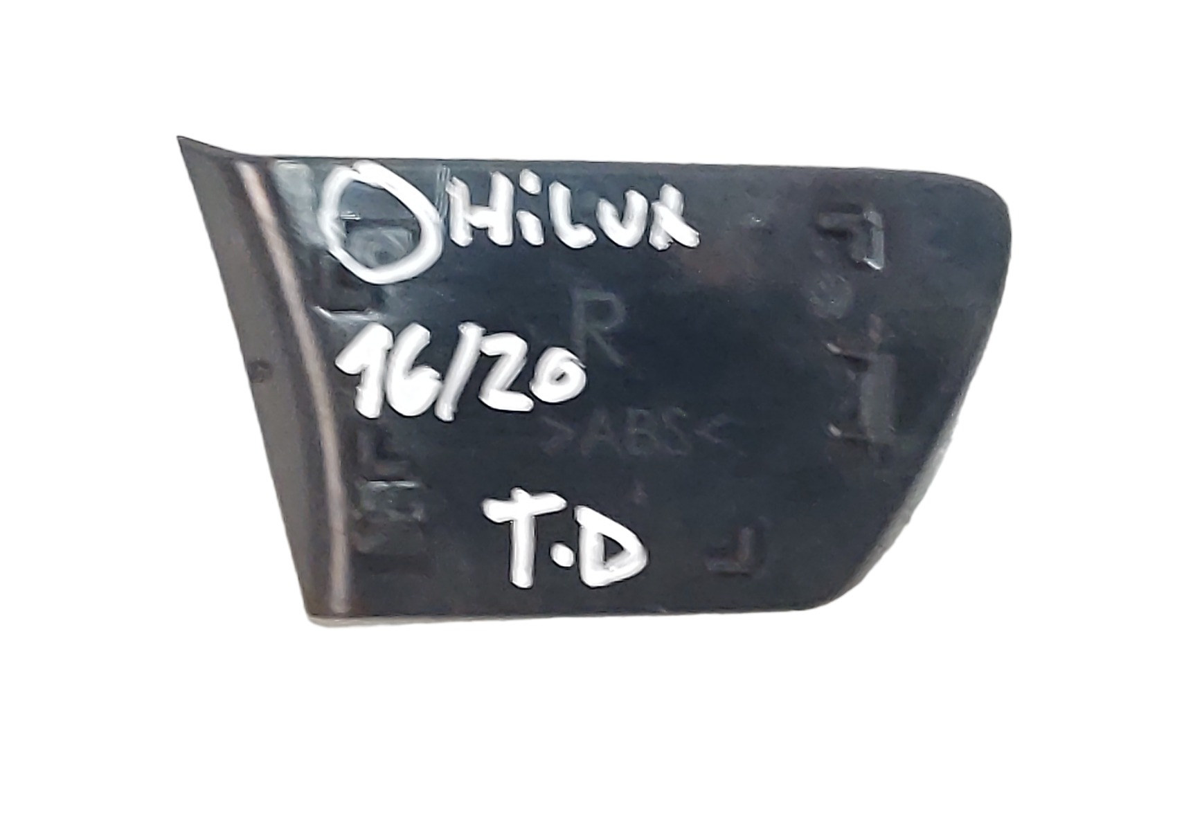 Moldura Int Porta Tras Direita Hilux 16/20 C/avaria 25204 Preto 4