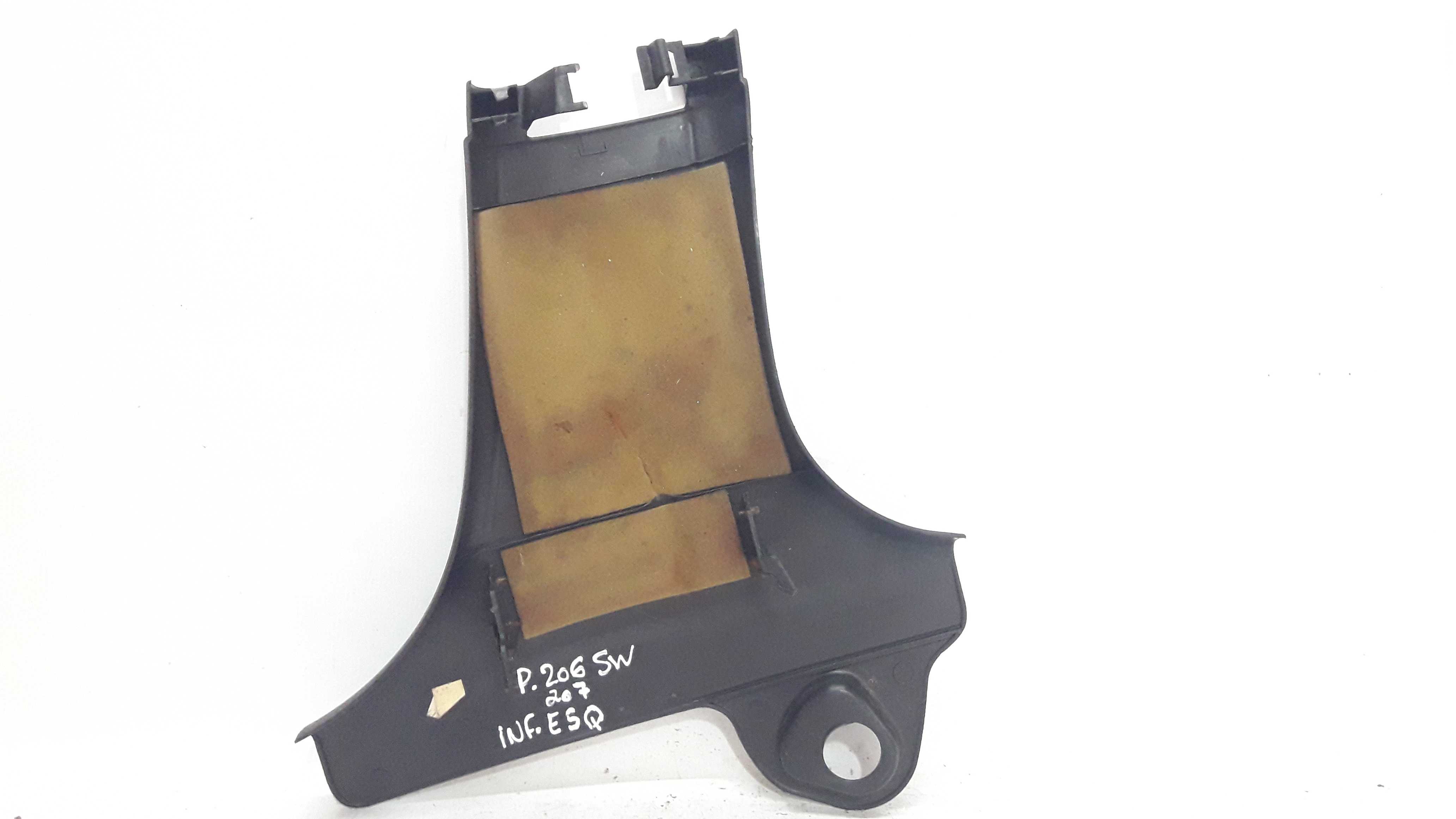 Moldura Inferior Esquerda Coluna Central Peugeot 206 99 A 10 2