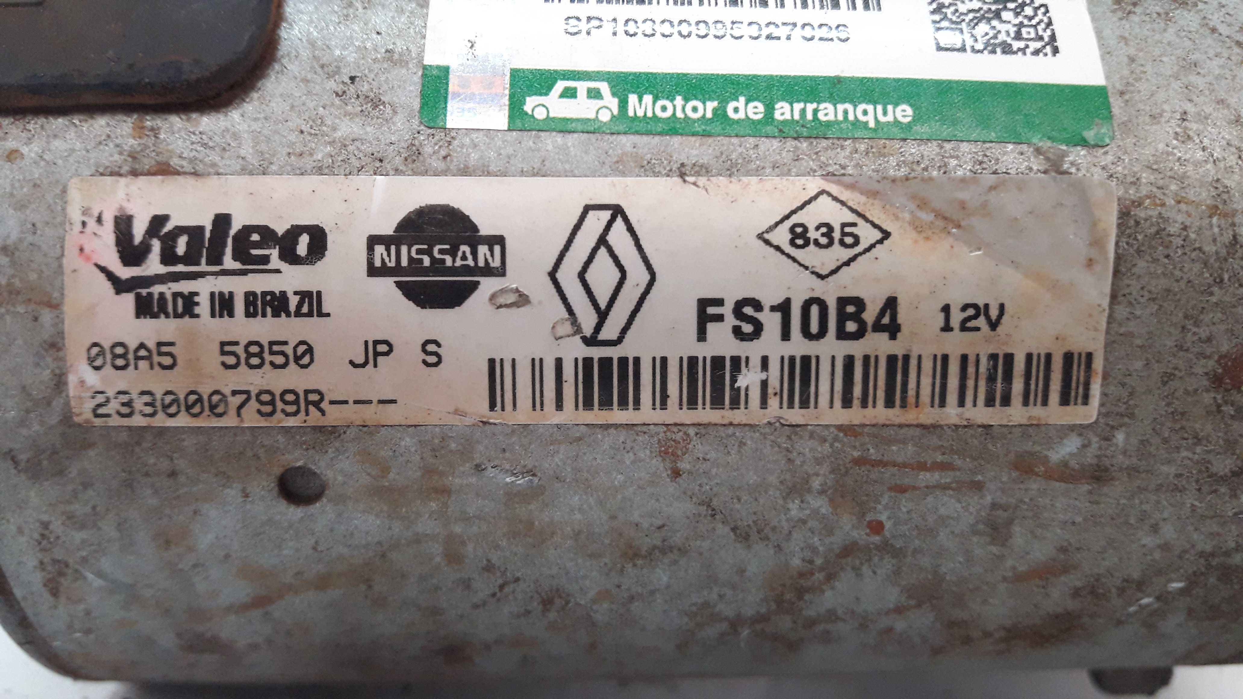 Motor Partida Arranque 9d Sandero Logan 1.0 Nissan Renault 2