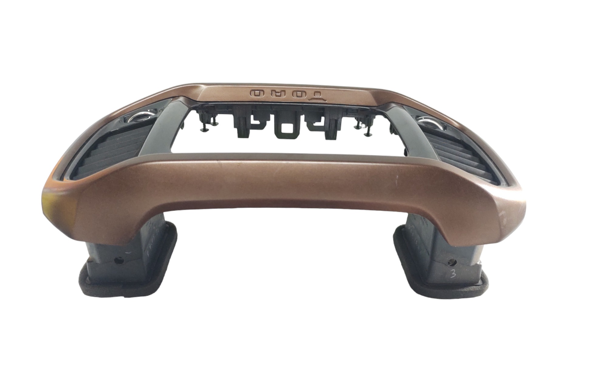 Moldura Marrom Central Multimídia Com Difusor Toro 16 A 21 Marrom 2
