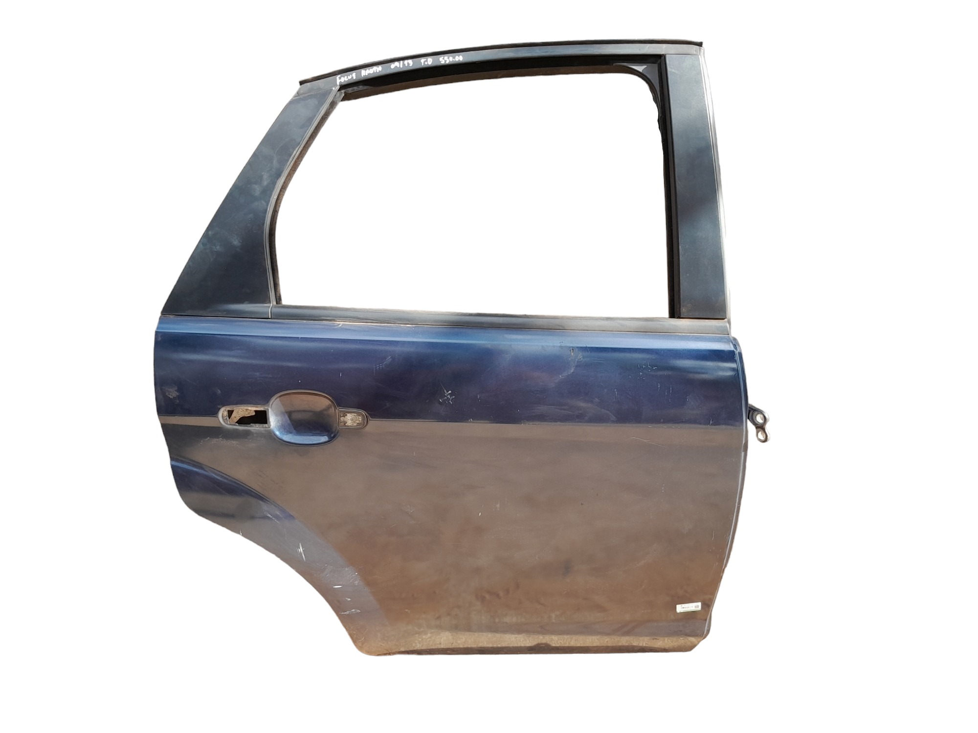 Porta Traseira Direita Ford Focus 2009 A 2013  Traseira Direito Azul 1