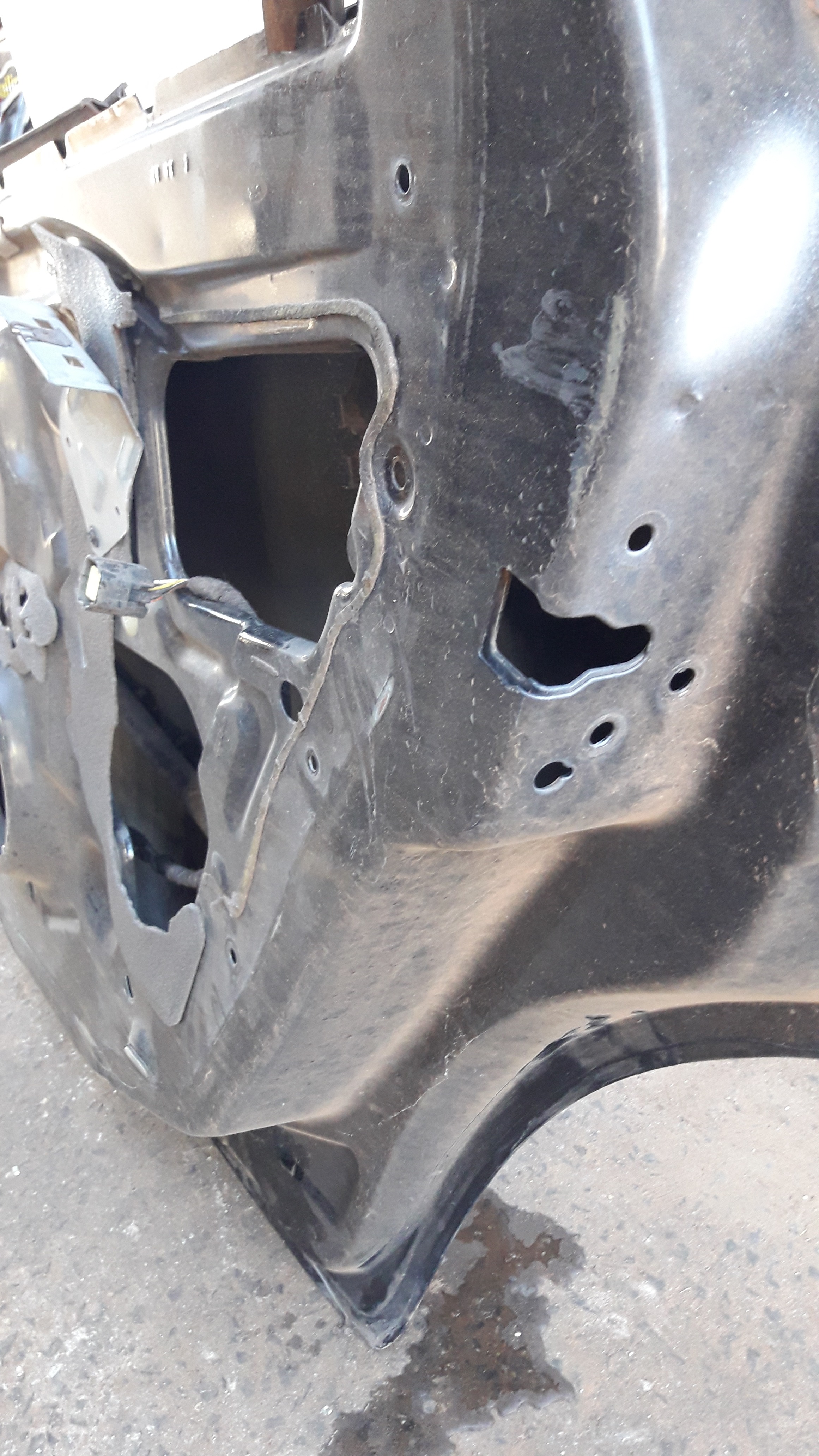 Porta Traseira Ford Fiesta Original 2004 2005/2012 Preta 7