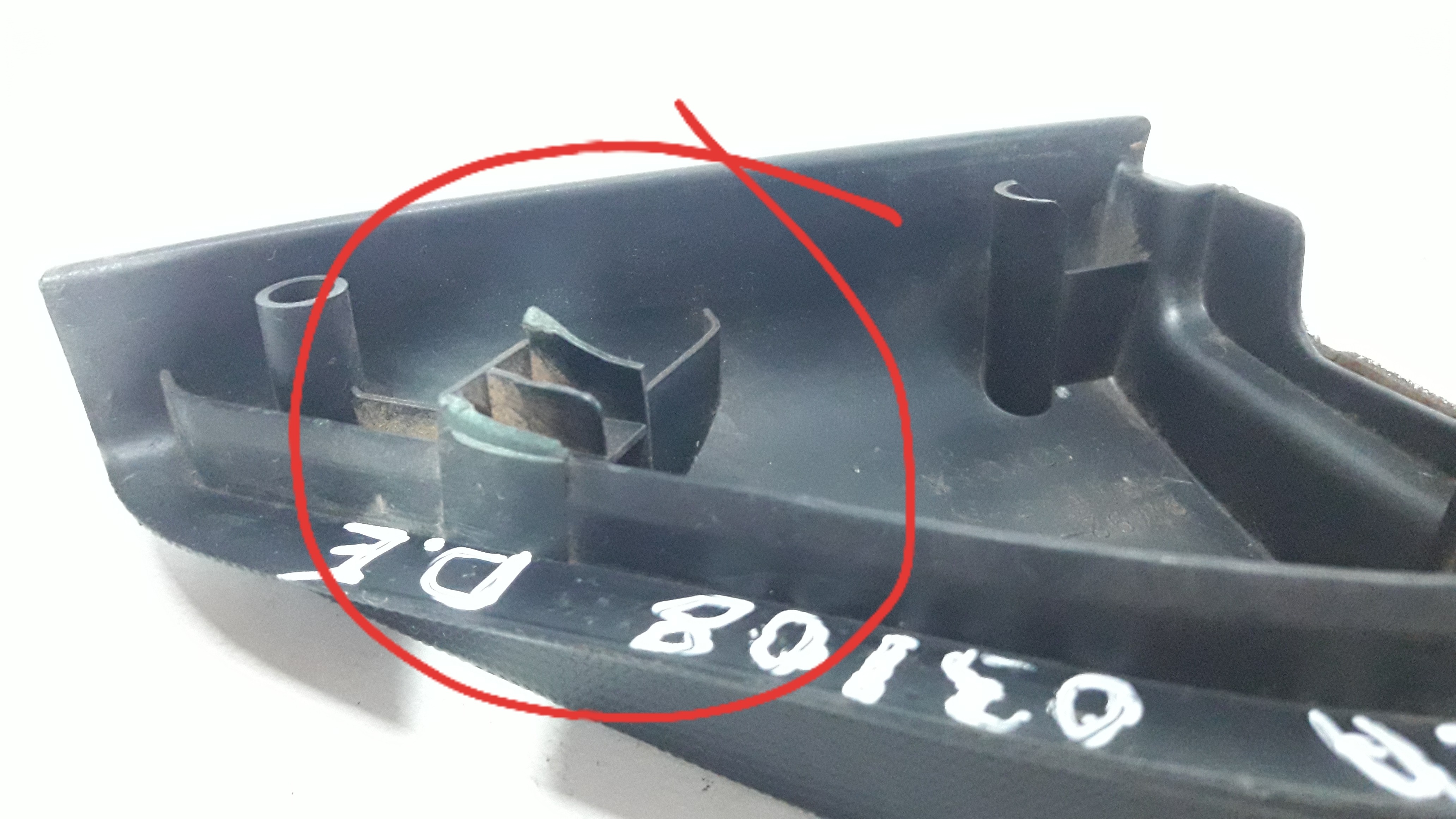 Moldura Int Retrovisor Esquerdo Corolla 03 A 08 679202180 Preto 8