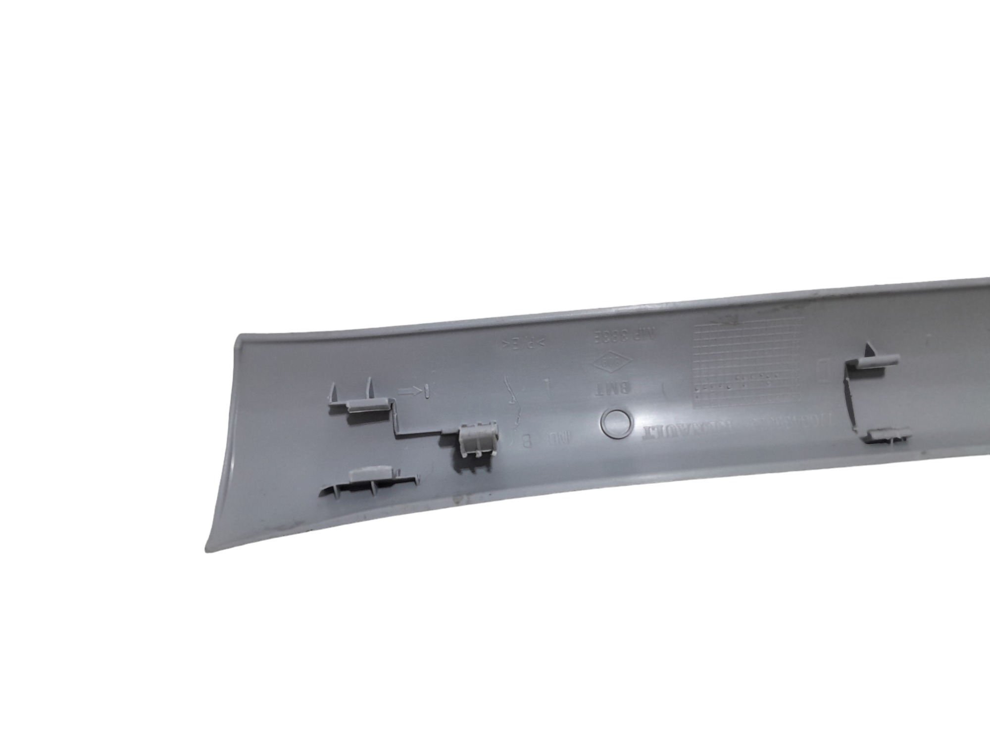 Moldura Coluna Direita Parabrisa Renault Clio 1999 A 2002 Cinza 4