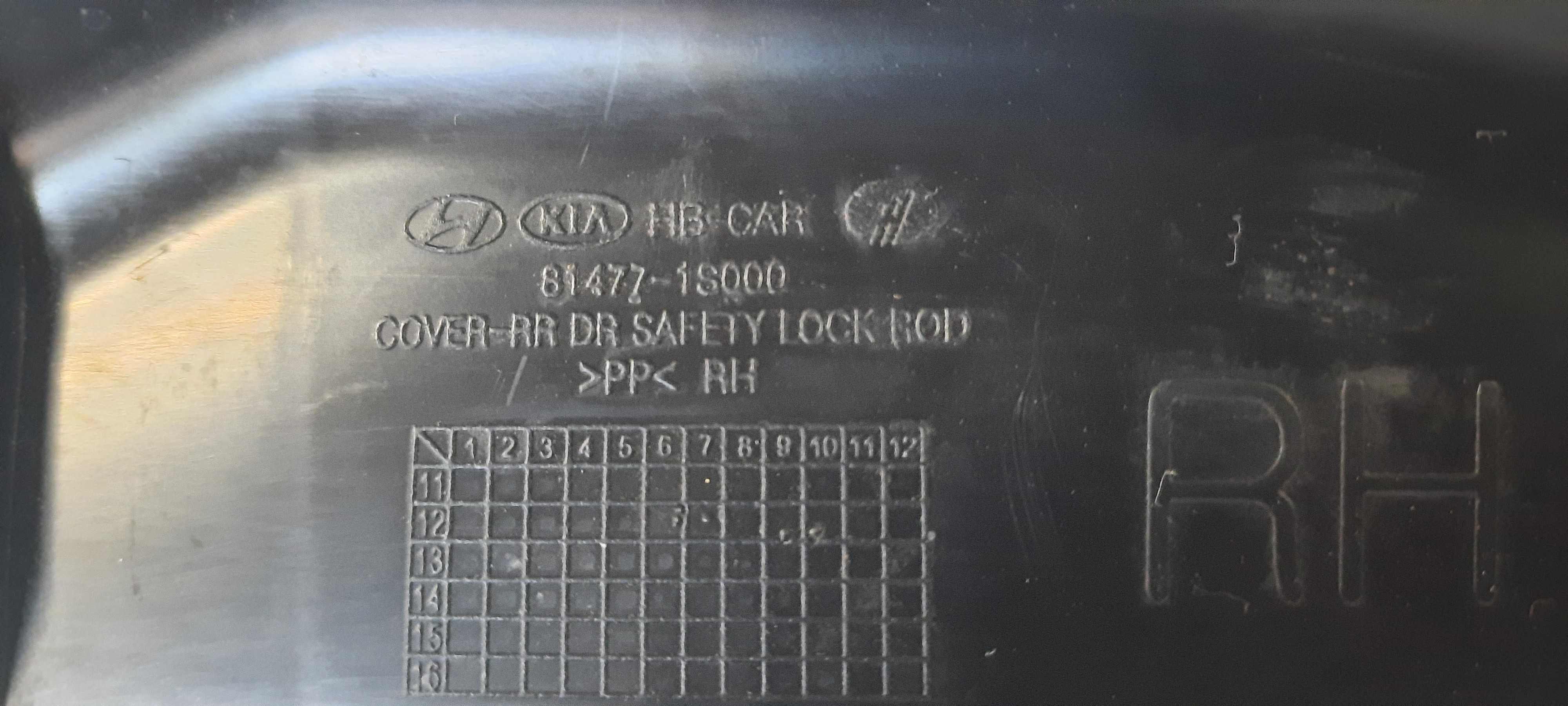 Suporte Trava Elétrica Traseira Direita Hb20 814771s000 Orig 3