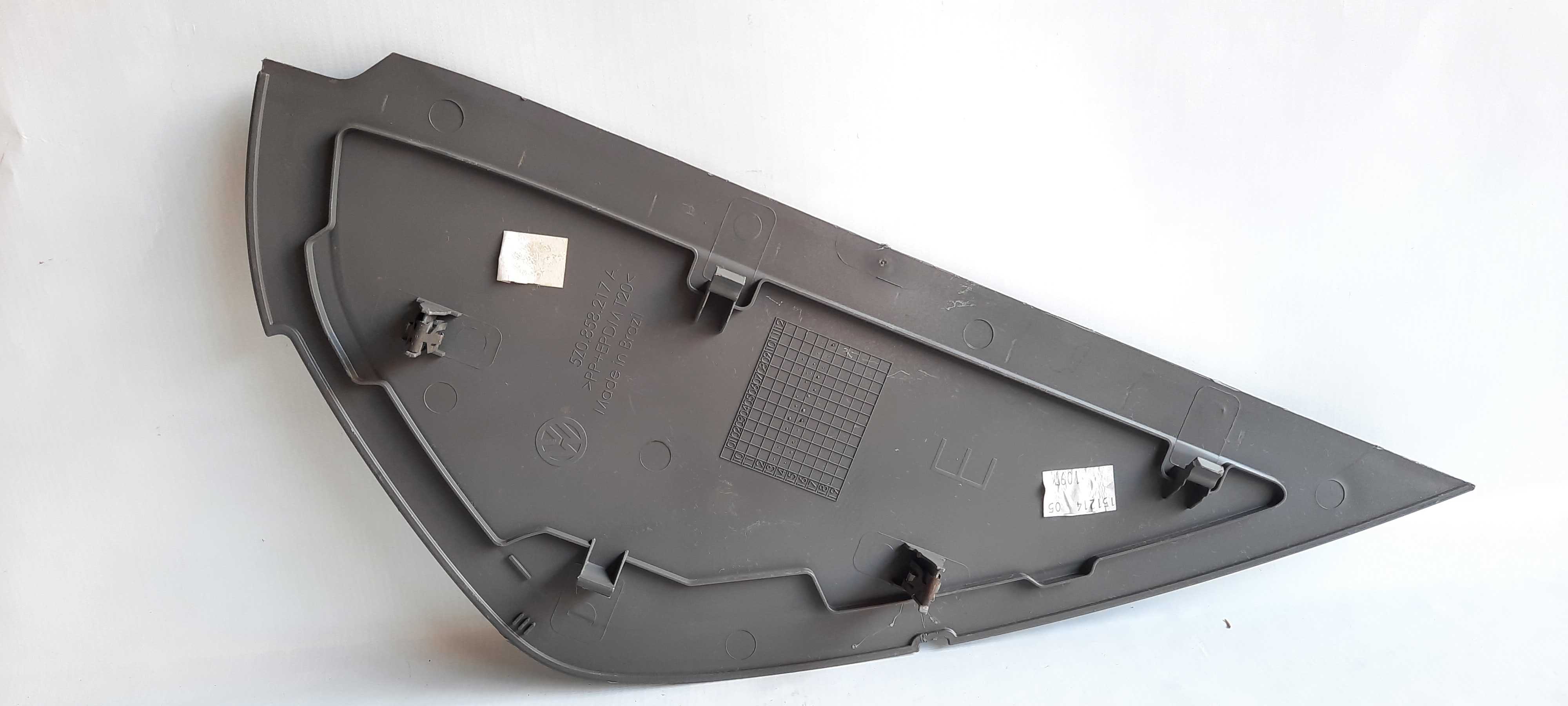Moldura Painel Esquerdo Fox Rock In Rio 5z0858217a Original 2