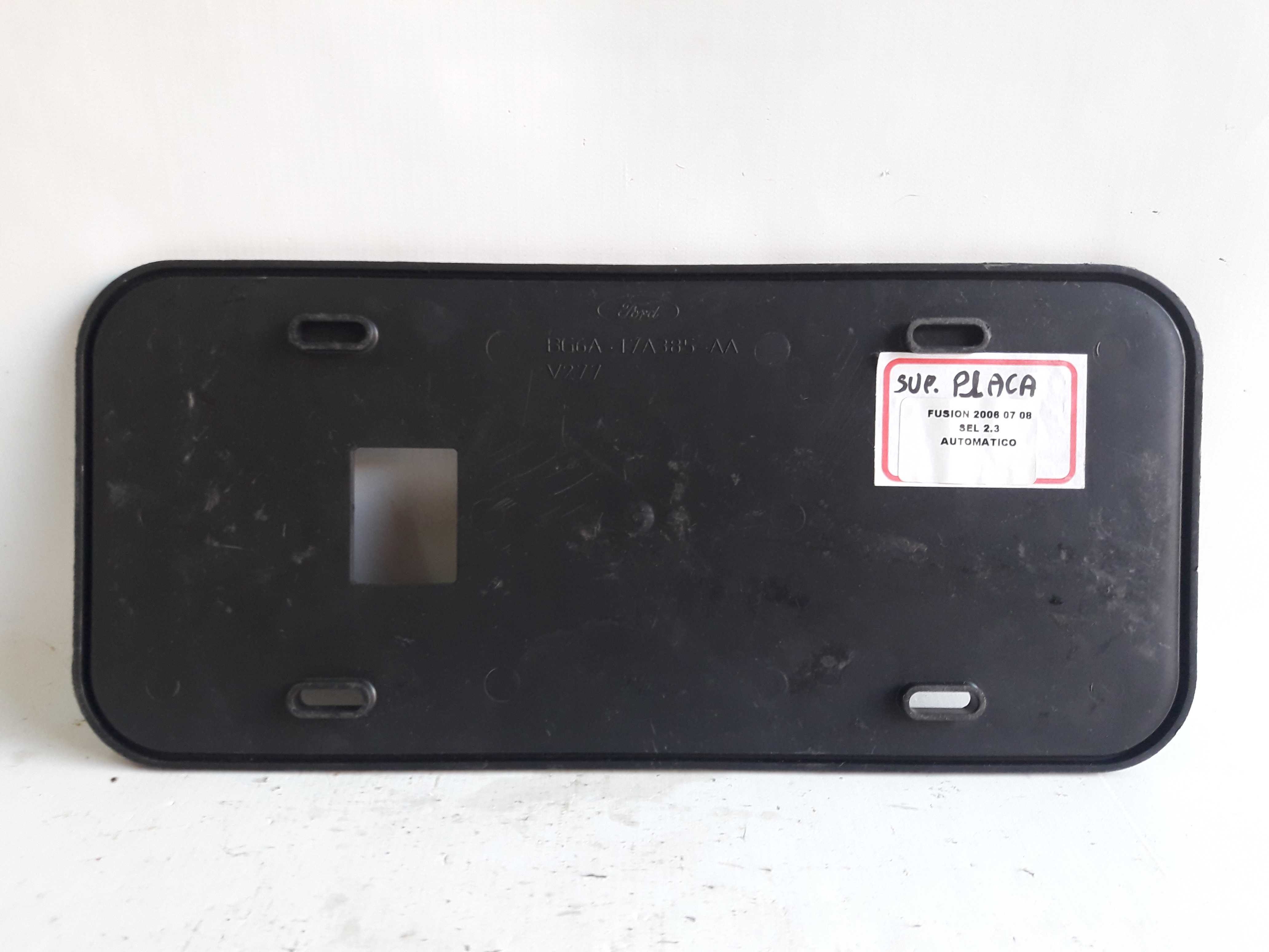 Suporte Placa Traseira Ford Fusion 06/08 Bg6a17a385 Original Preto
