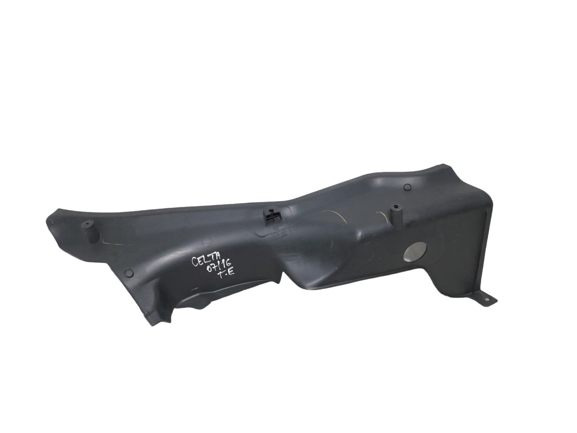 Soleira Traseira Esquerda Chevrolet Celta 2007 A 2016 Preto 4