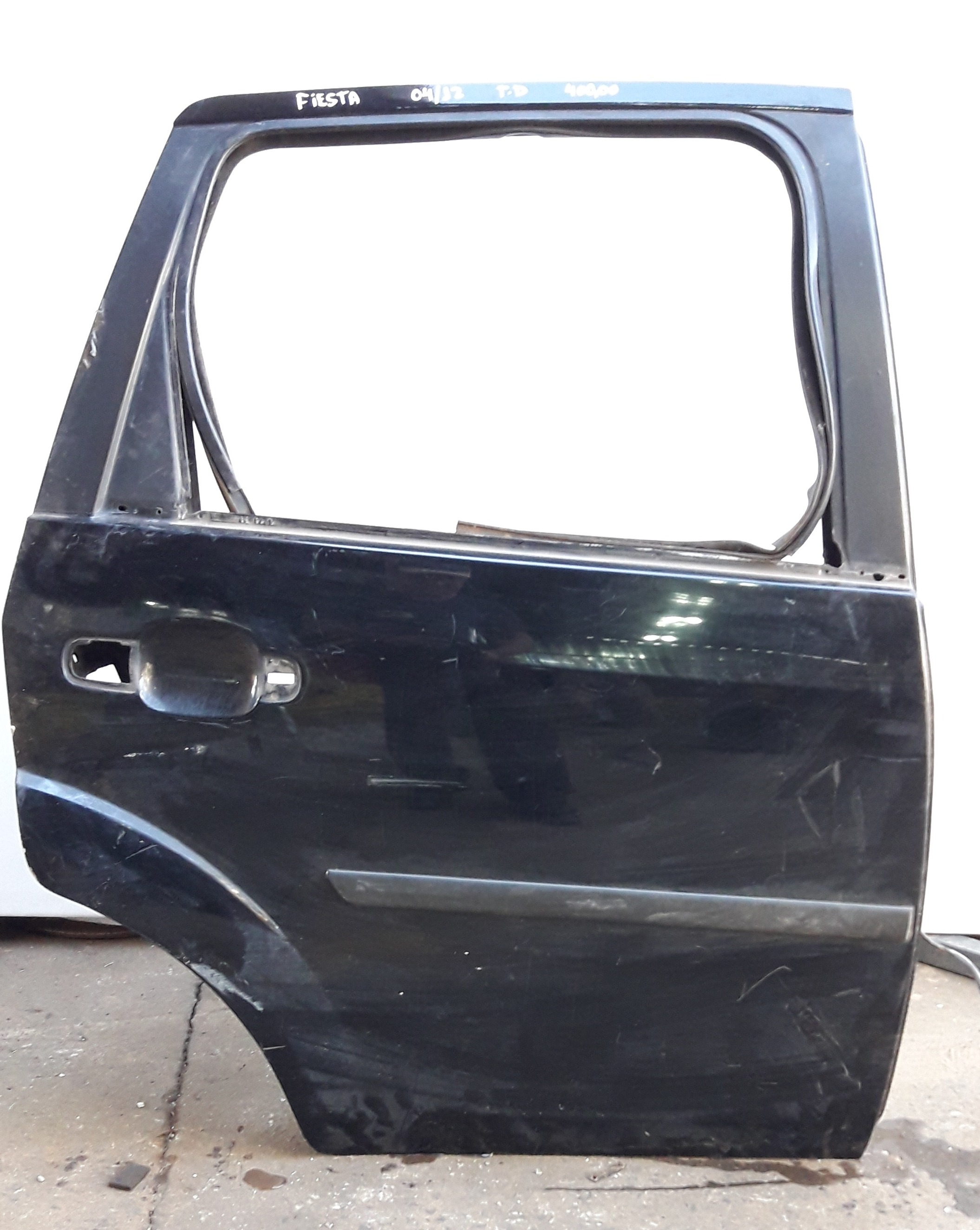 Porta Traseira Ford Fiesta Original 2004 2005/2012 Preta