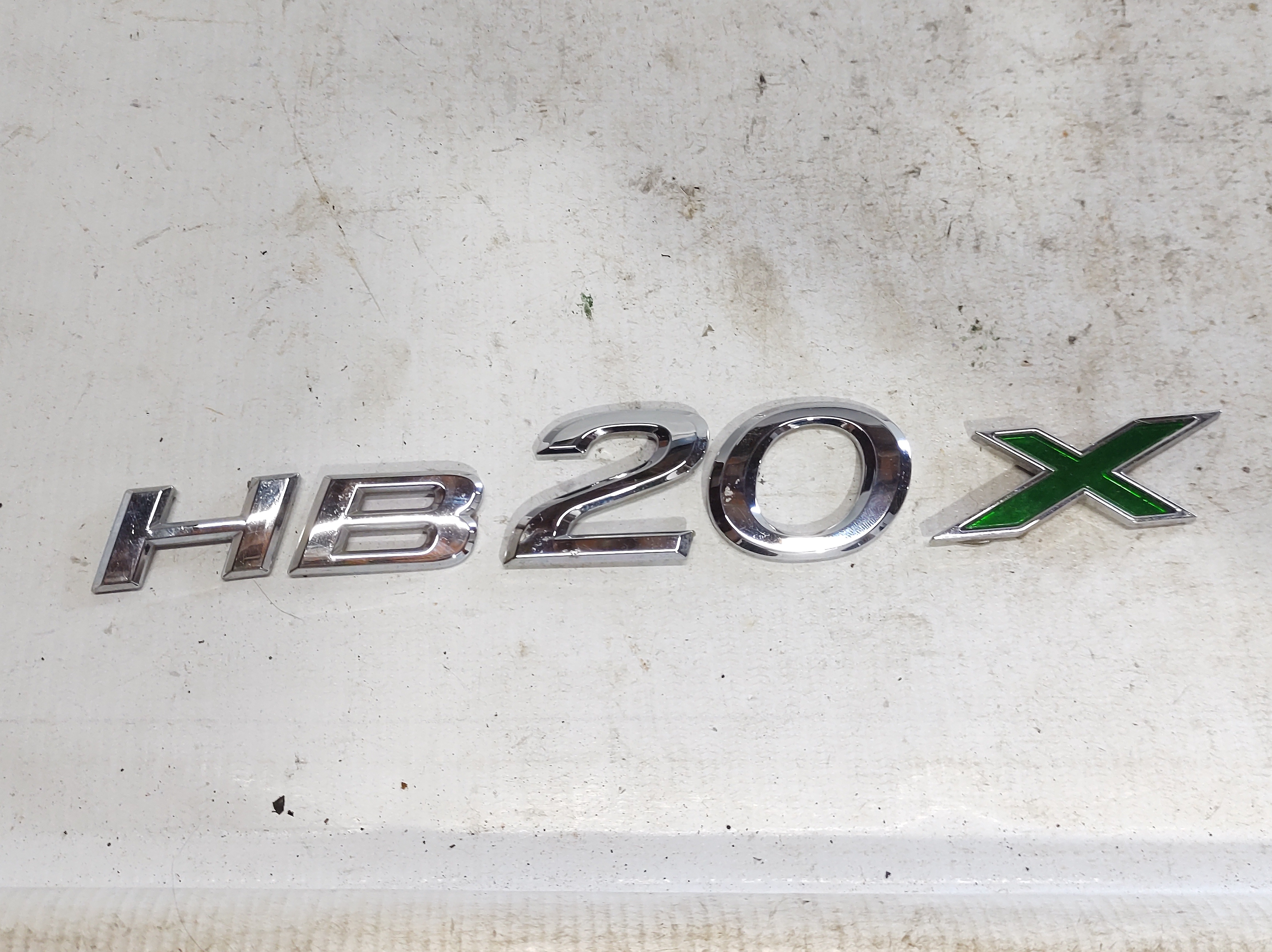 Kit Emblema Tampa Traseira Hb20 X 1.6 Automatic Flex Cromado 5