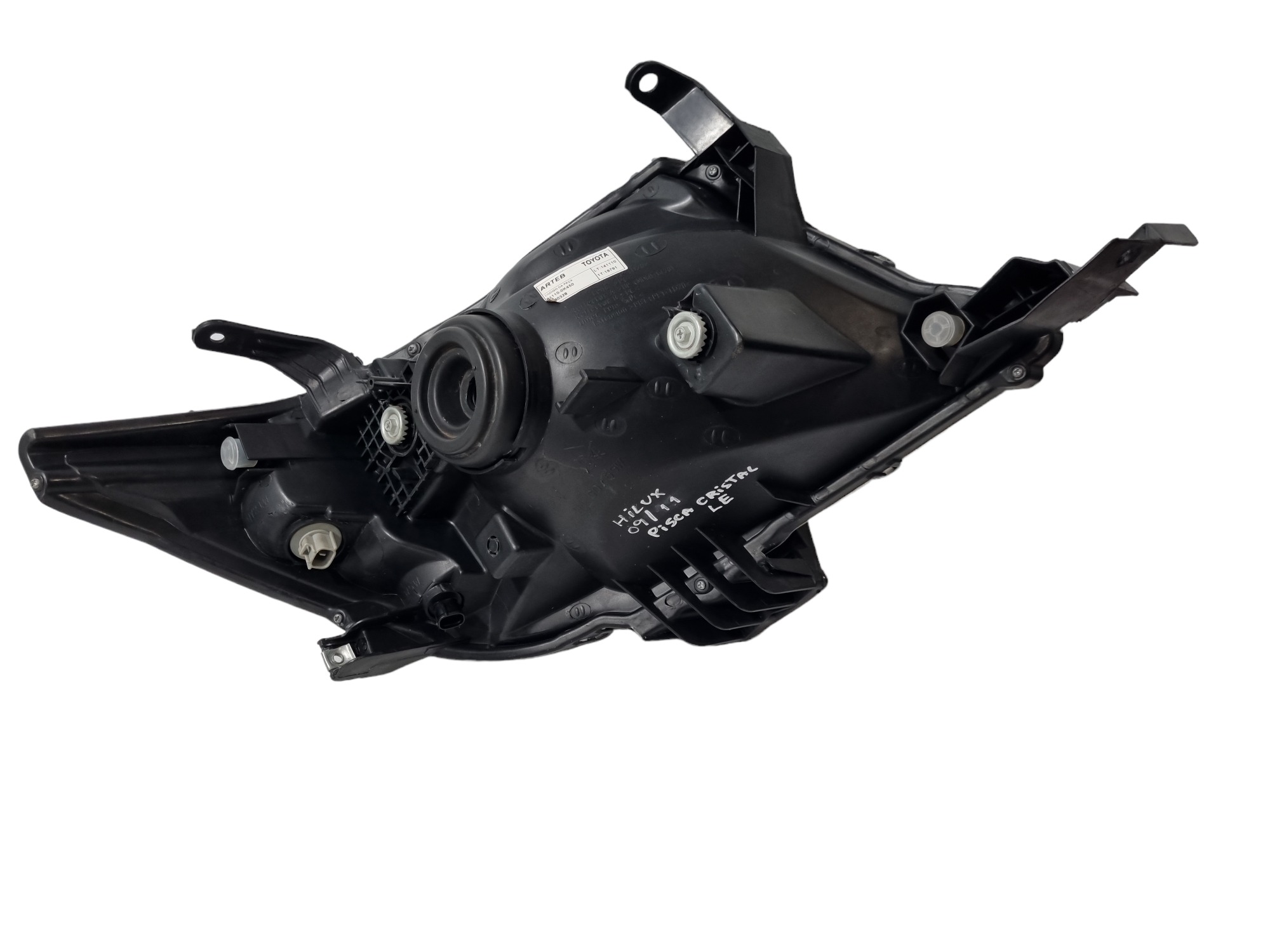 Farol Lado Esquerdo Hilux 2009 Á 2011 Pisca Cristal Original Esquerdo 3