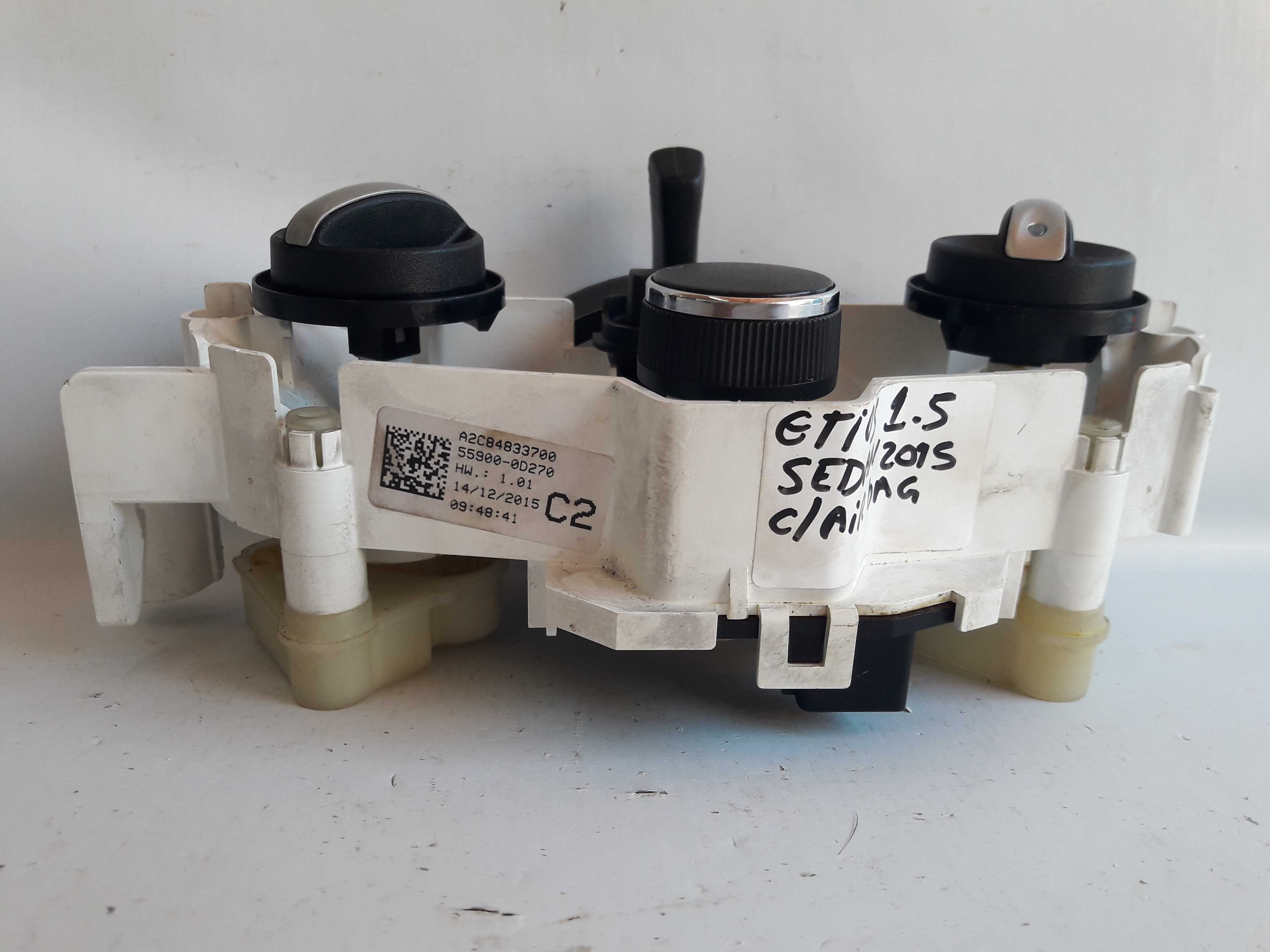 Comando Ar Condicionado Toyota Etios 2015 A2c84833700 Origin 2