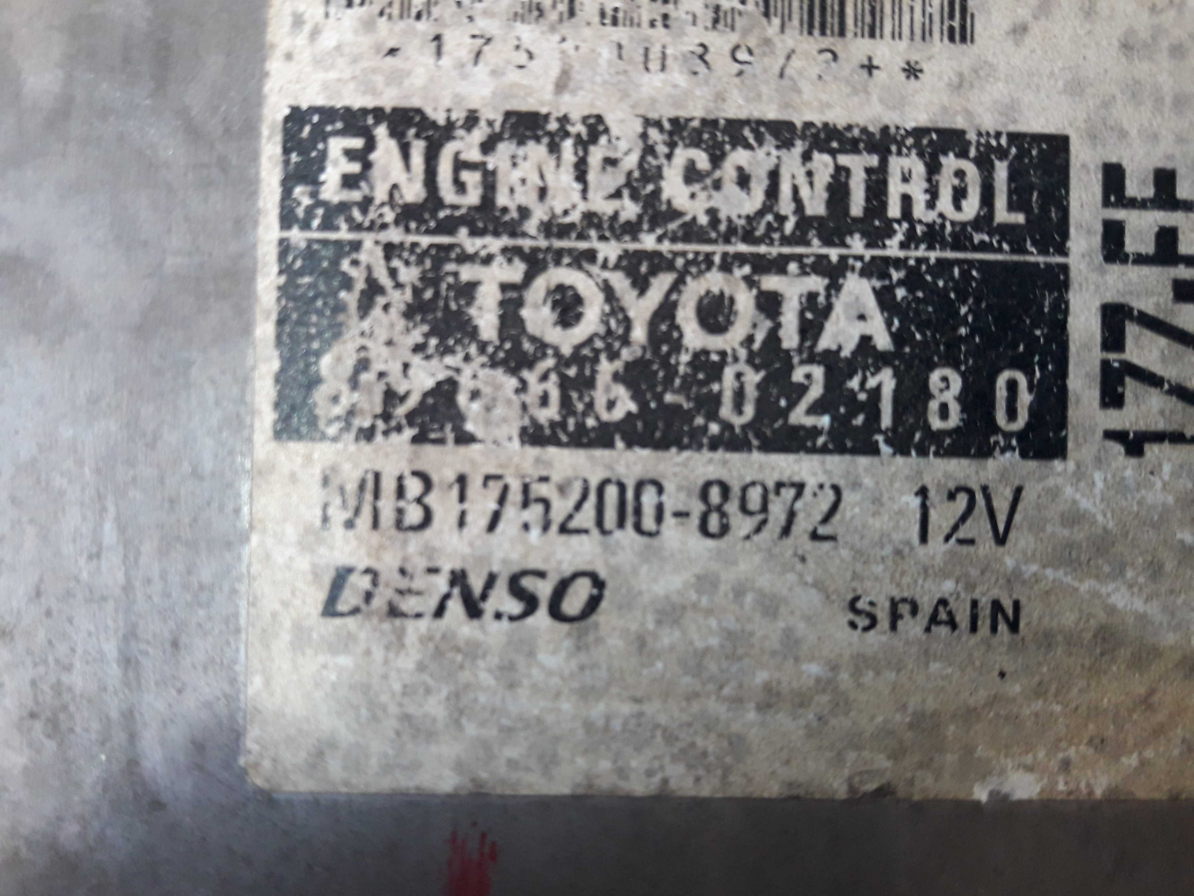 Central Injeção Toyota Corolla 1.8 16v 04/08 Mb1752008972 2