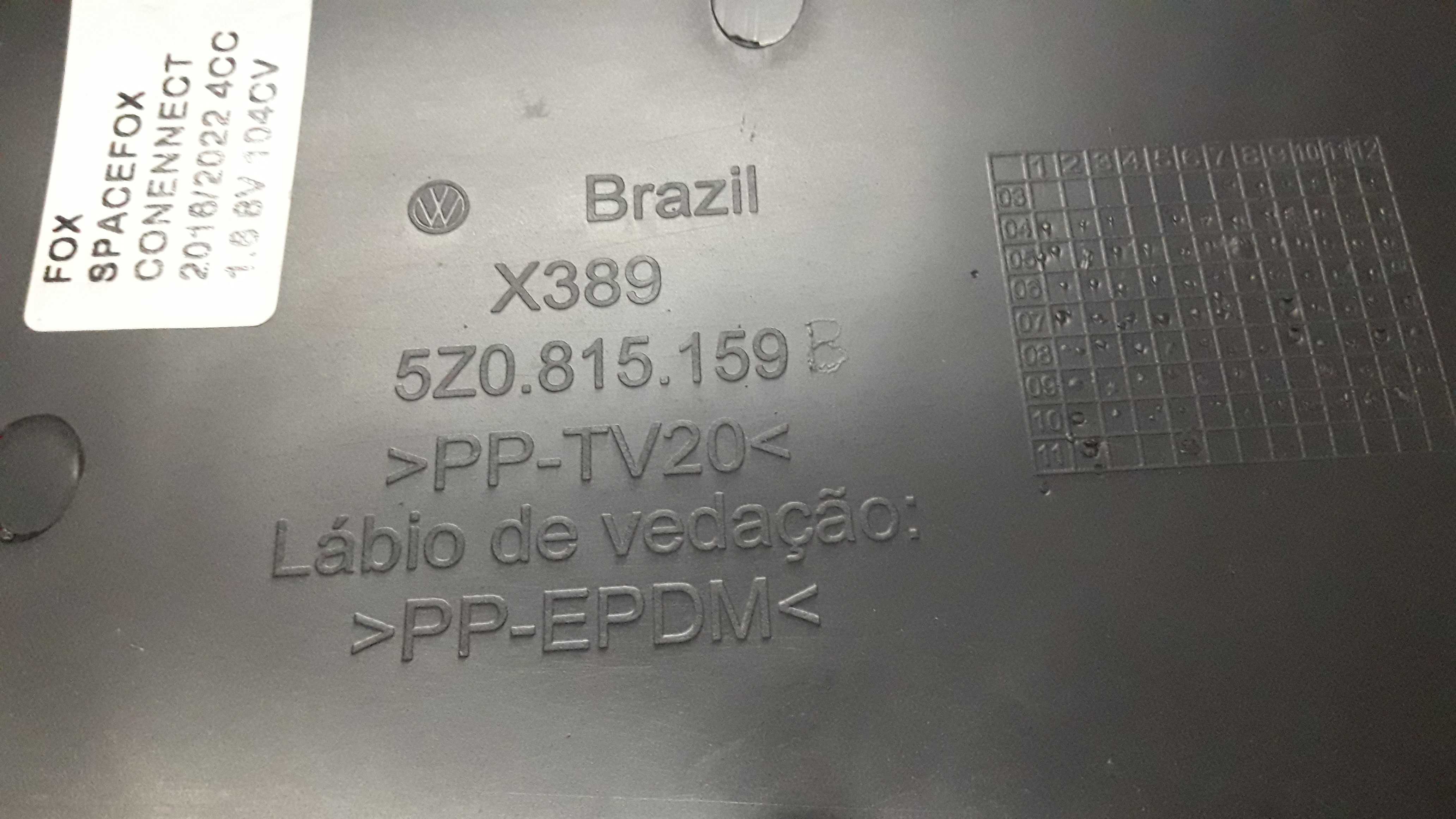Defletor Capa Entrada Ar Fox Spacefox 16 A 22 5z0815159b 5