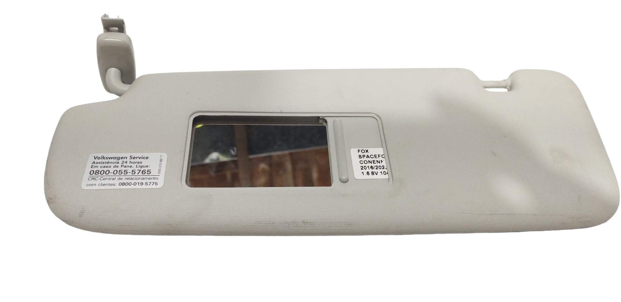 Quebra Sol Esquerdo Cinza  Fox Spacefox 16 A 22 6qe857551 3