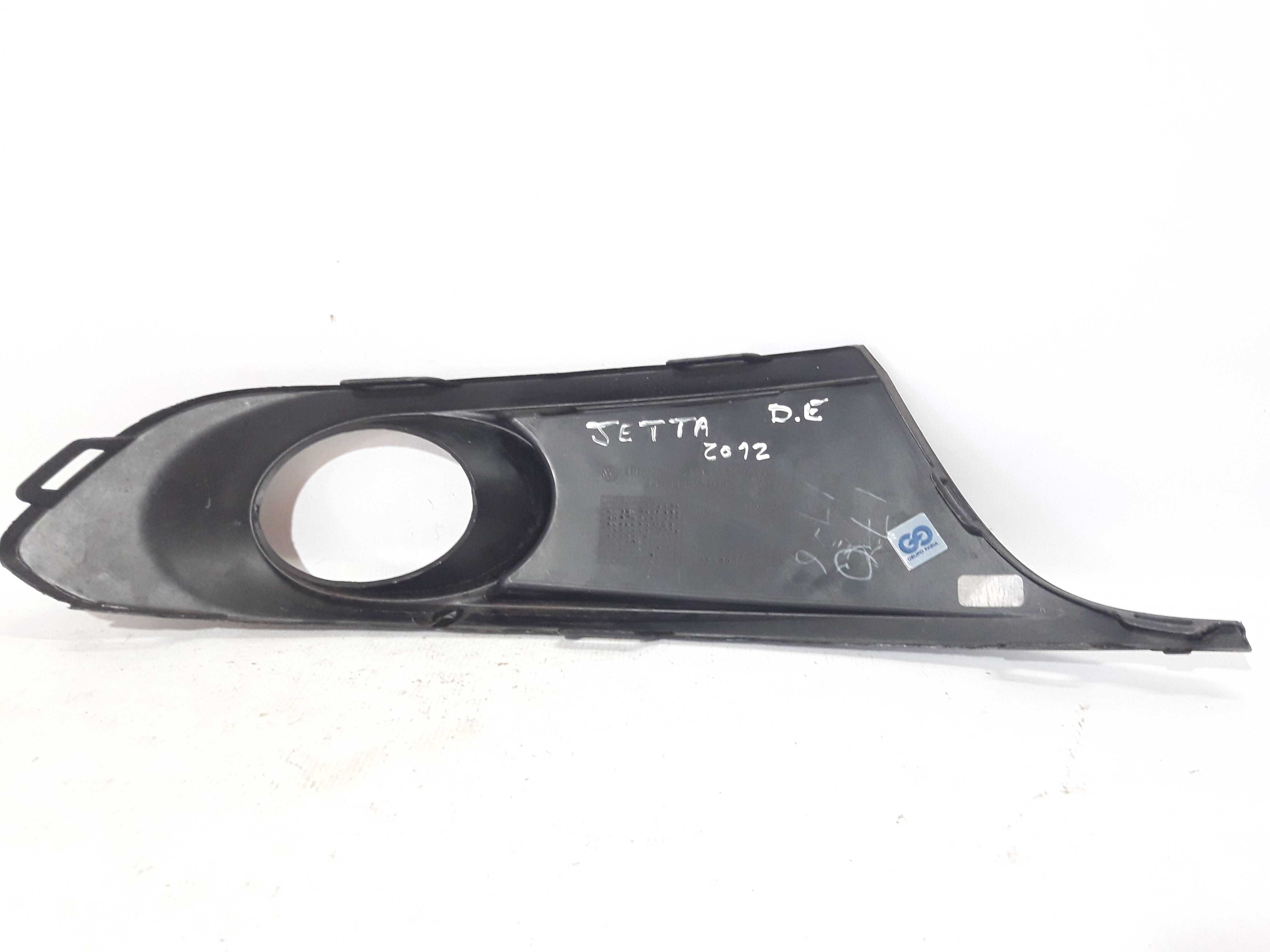 Moldura Grade Farol Milha Esquerdo Jetta 2012/2014 Original Preto Esquerdo 2
