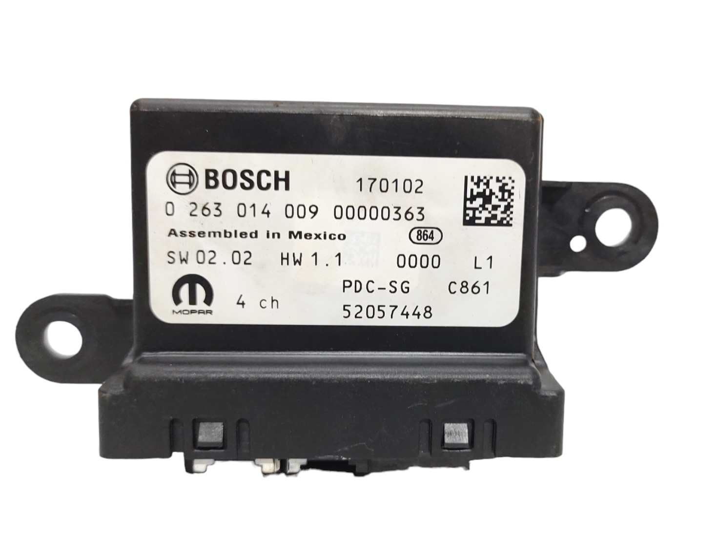 Módulo Sensor Ré Fiat Toro 16 A 21 0263014009 Preto 1