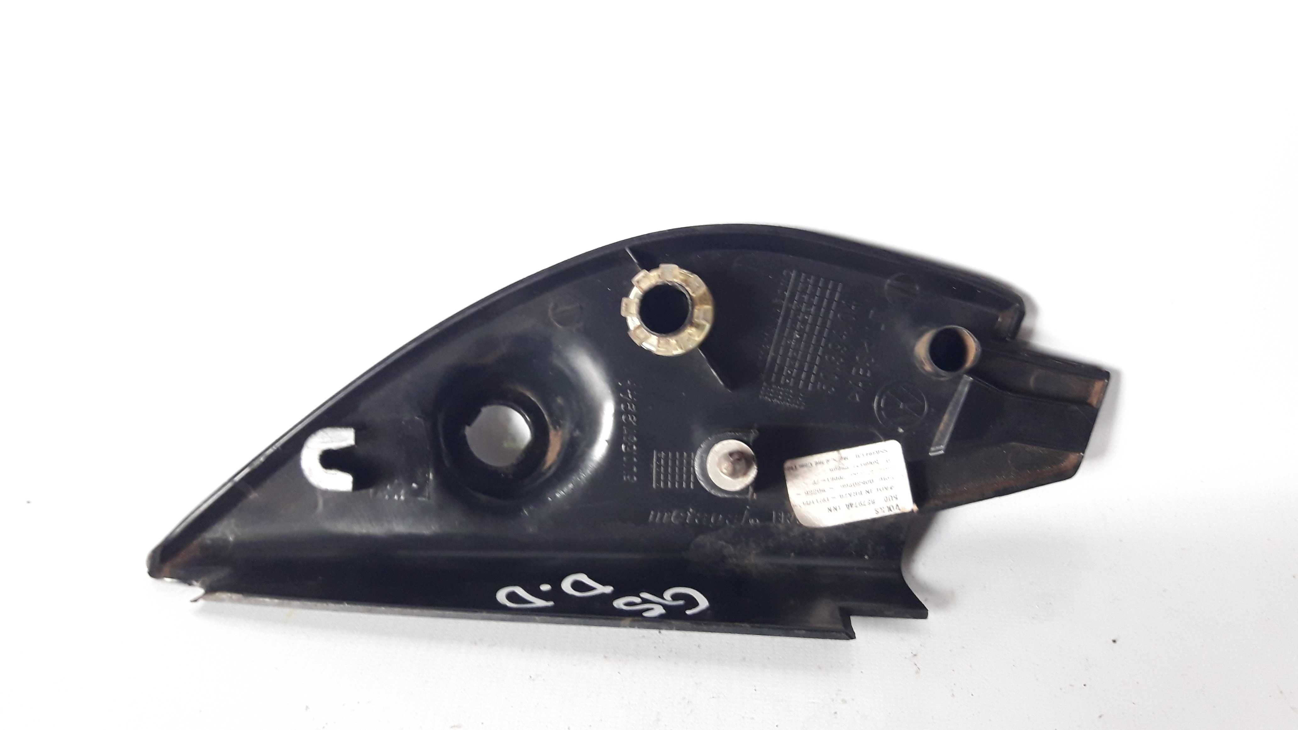 Moldura Interna Retrovisor Dianteiro Direito C Furo Gol G5  Preto 2