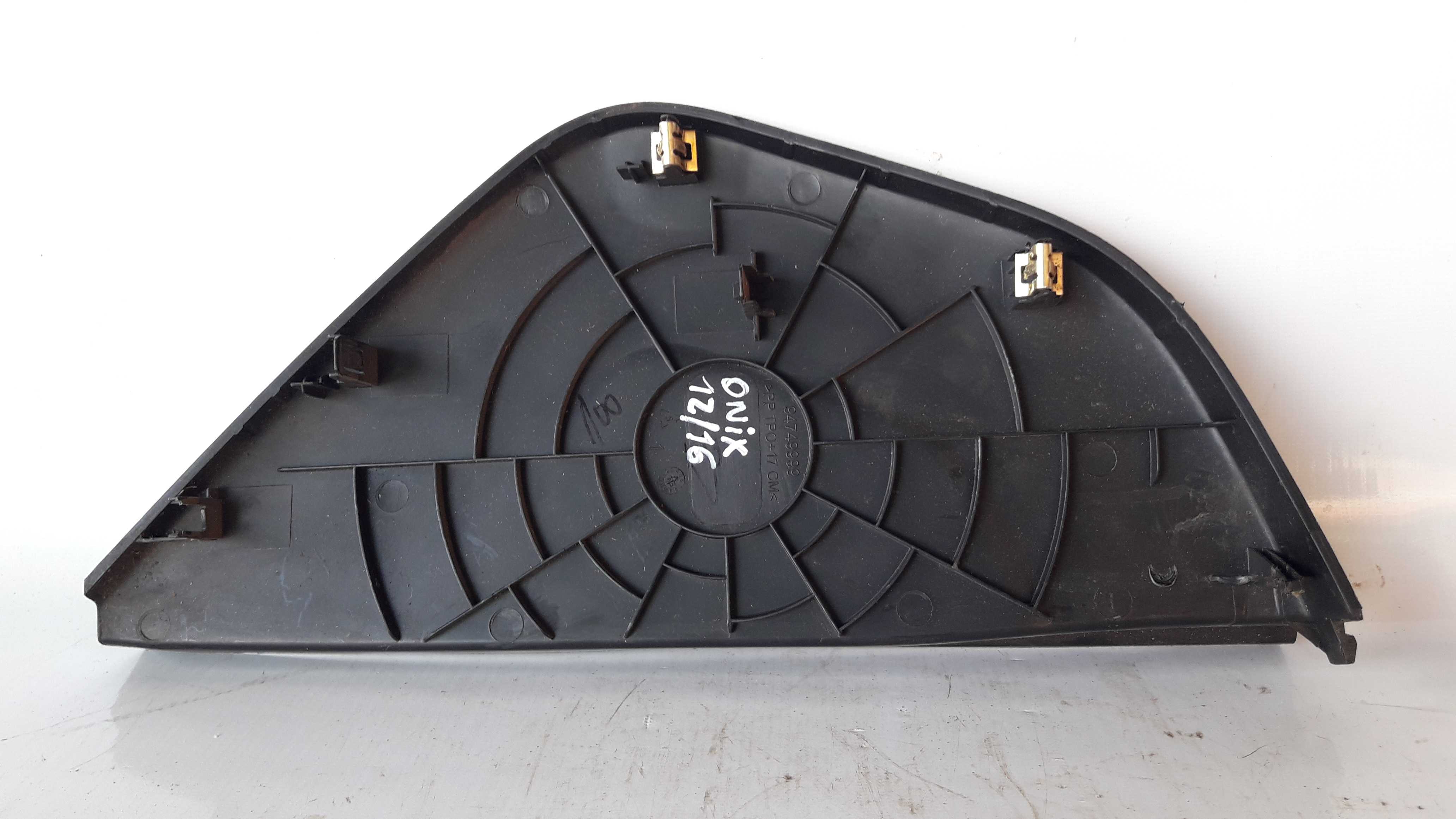 Moldura Acabam Lateral Painel Esquerdo Ônix 12/16 Original Preto 4