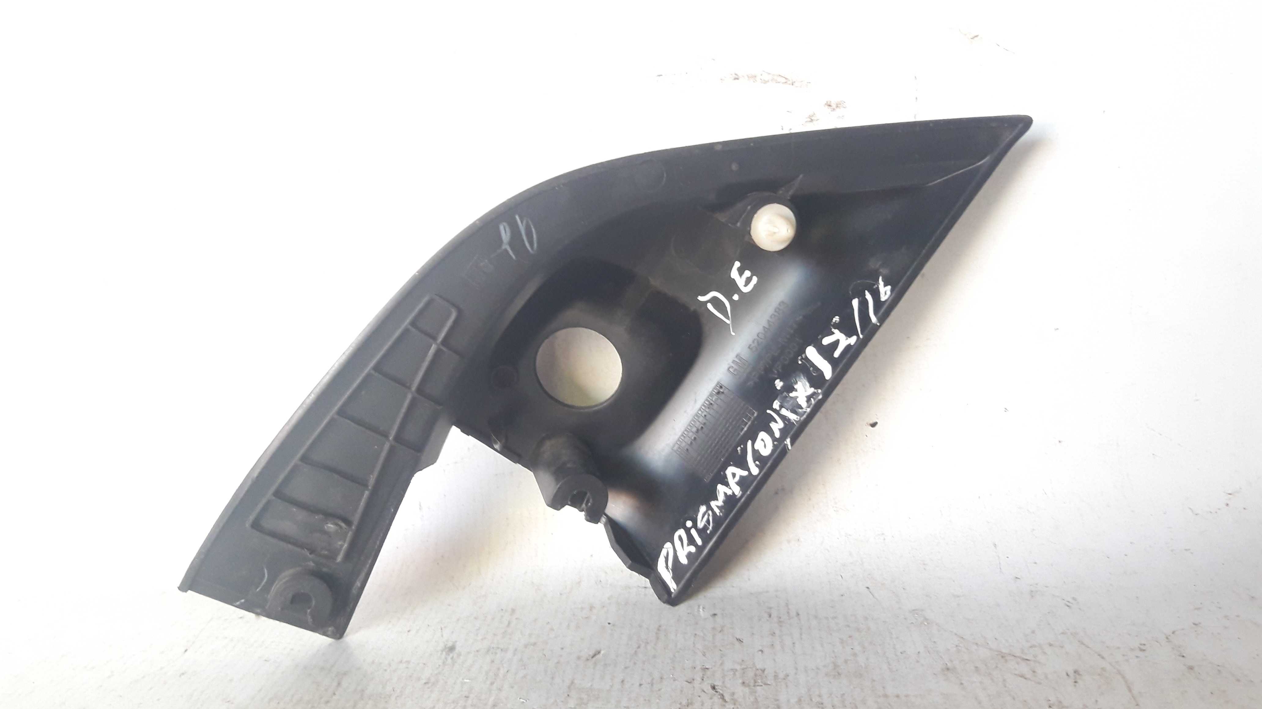 Moldura Int Retrovisor Esquerdo C Furo Ônix Prisma Original Preto 2