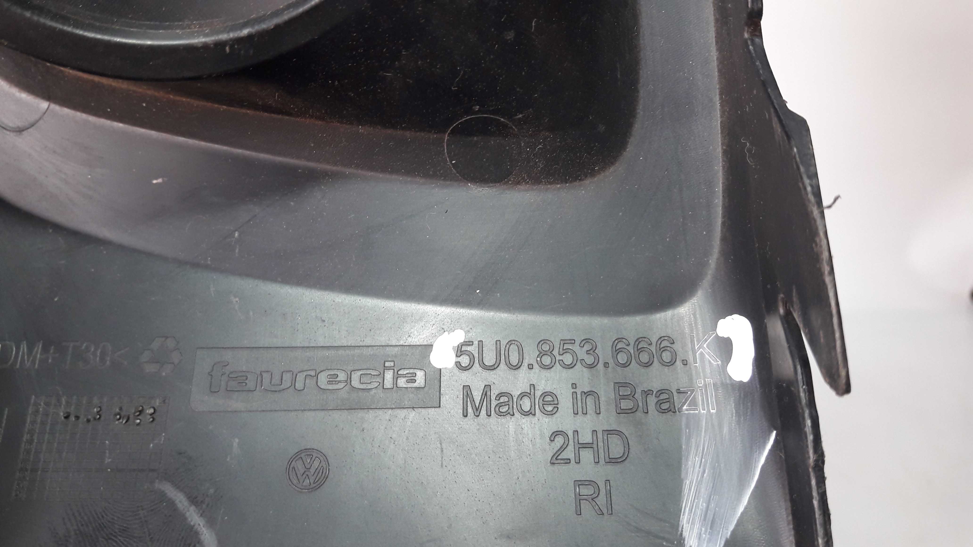 Moldura Farol Milha Esquerdo Gol G6 5u0853666k Original Preto Esquerdo 6