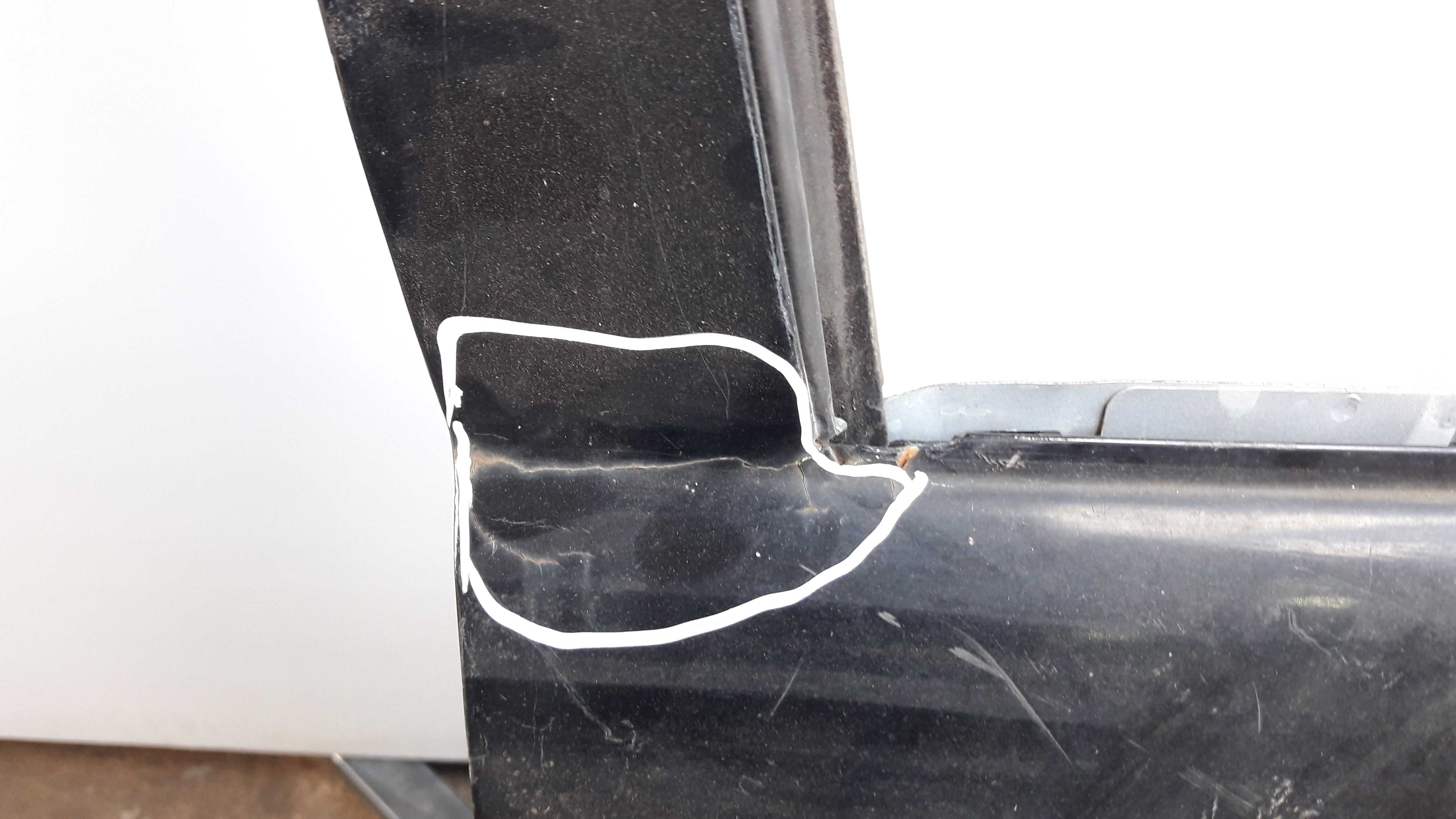 Porta Dianteira Direita Gol 4 Portas G3 Preta C Avaria Origi 3