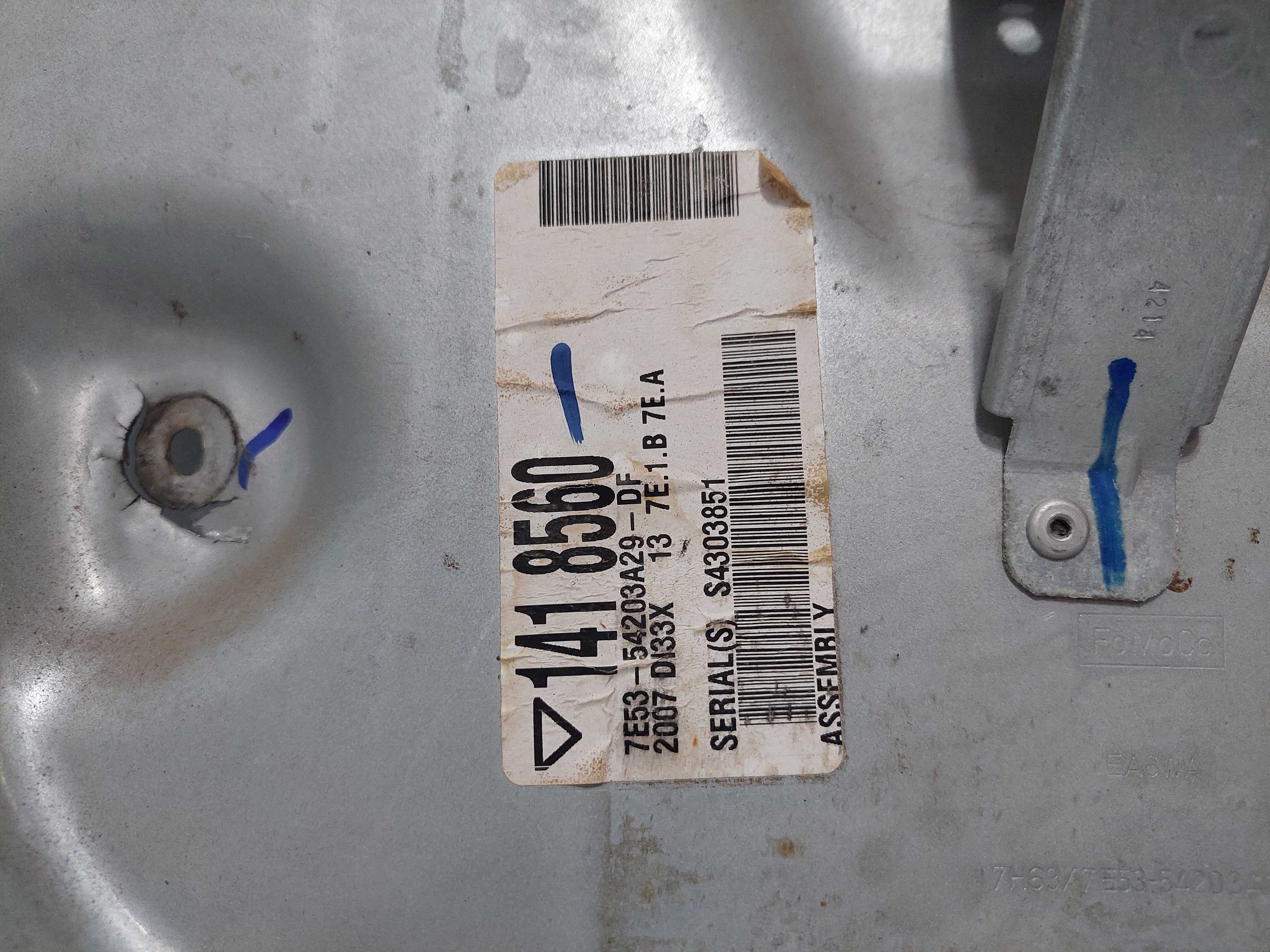 Suporte Maquina Vidro Dianteiro Esquerdo Fusion 06/08 2