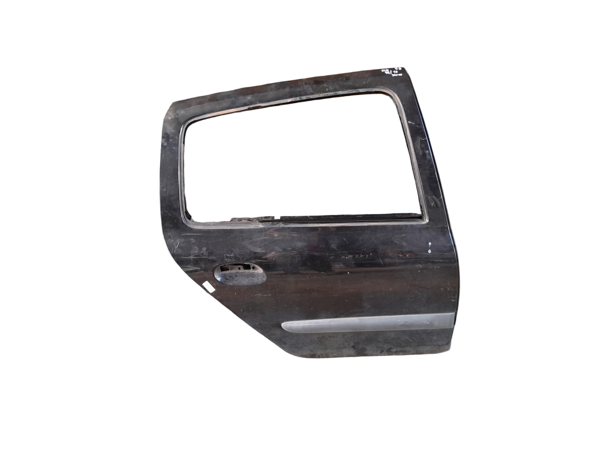 Porta Traseira Direita Renault Clio 1999 A 2010 Original  Traseira Direito Preto
