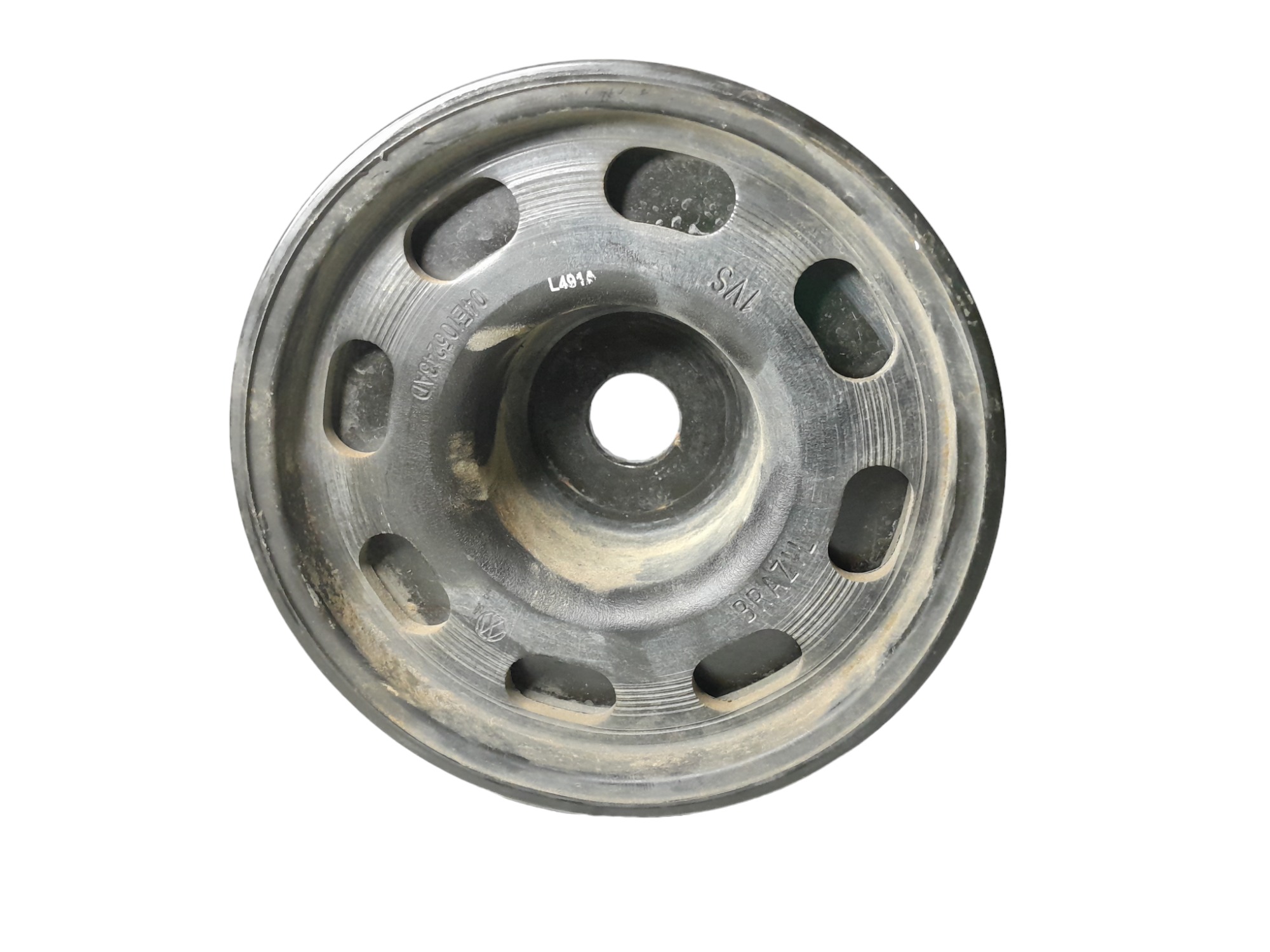 Polia Virabrequim Dupla Vw Up Gol G7 G8 1.0 3cc Original 1