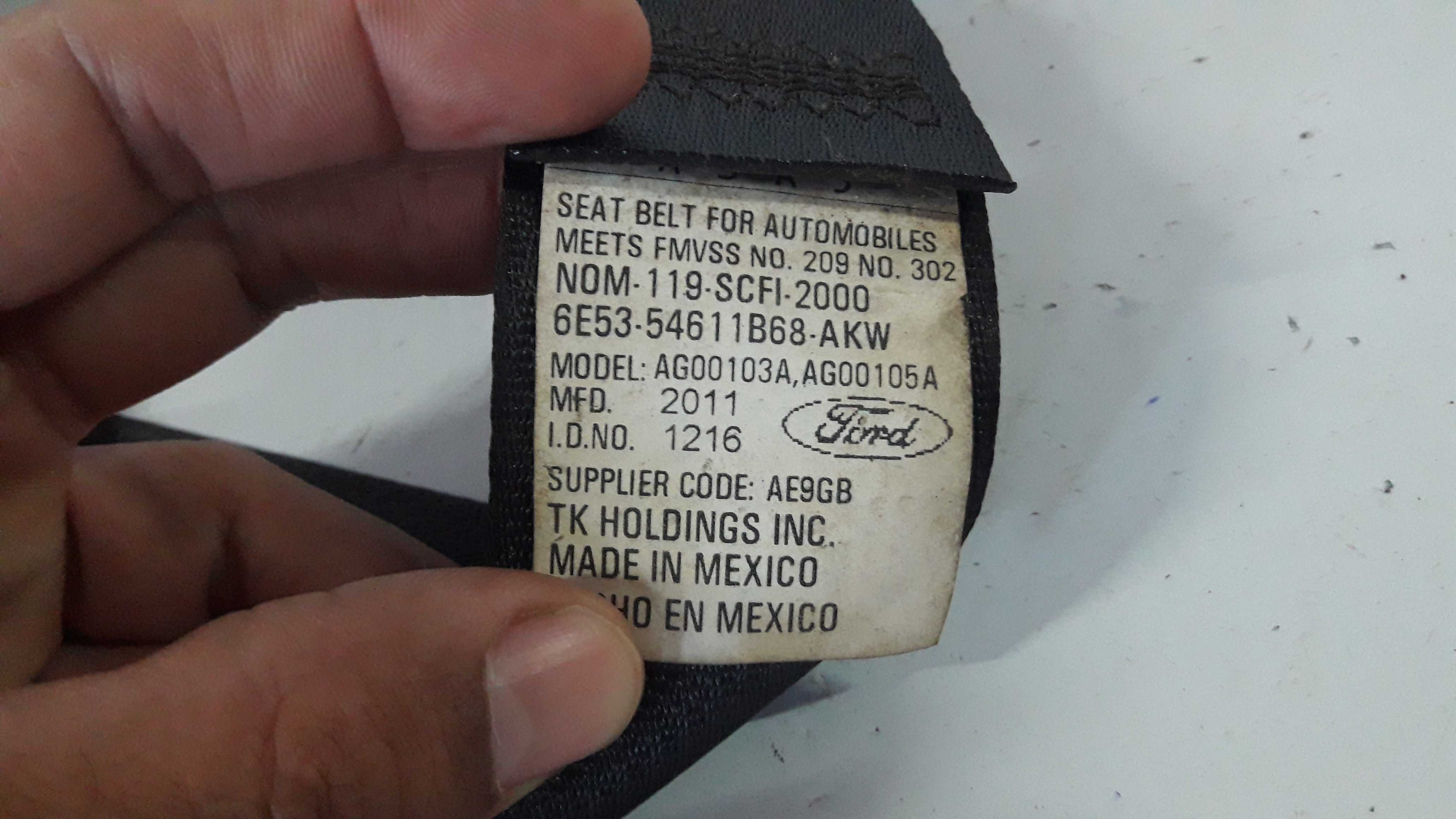 Cinto Segurança Traseiro Direito Ford Fusion 10/12 Original 2