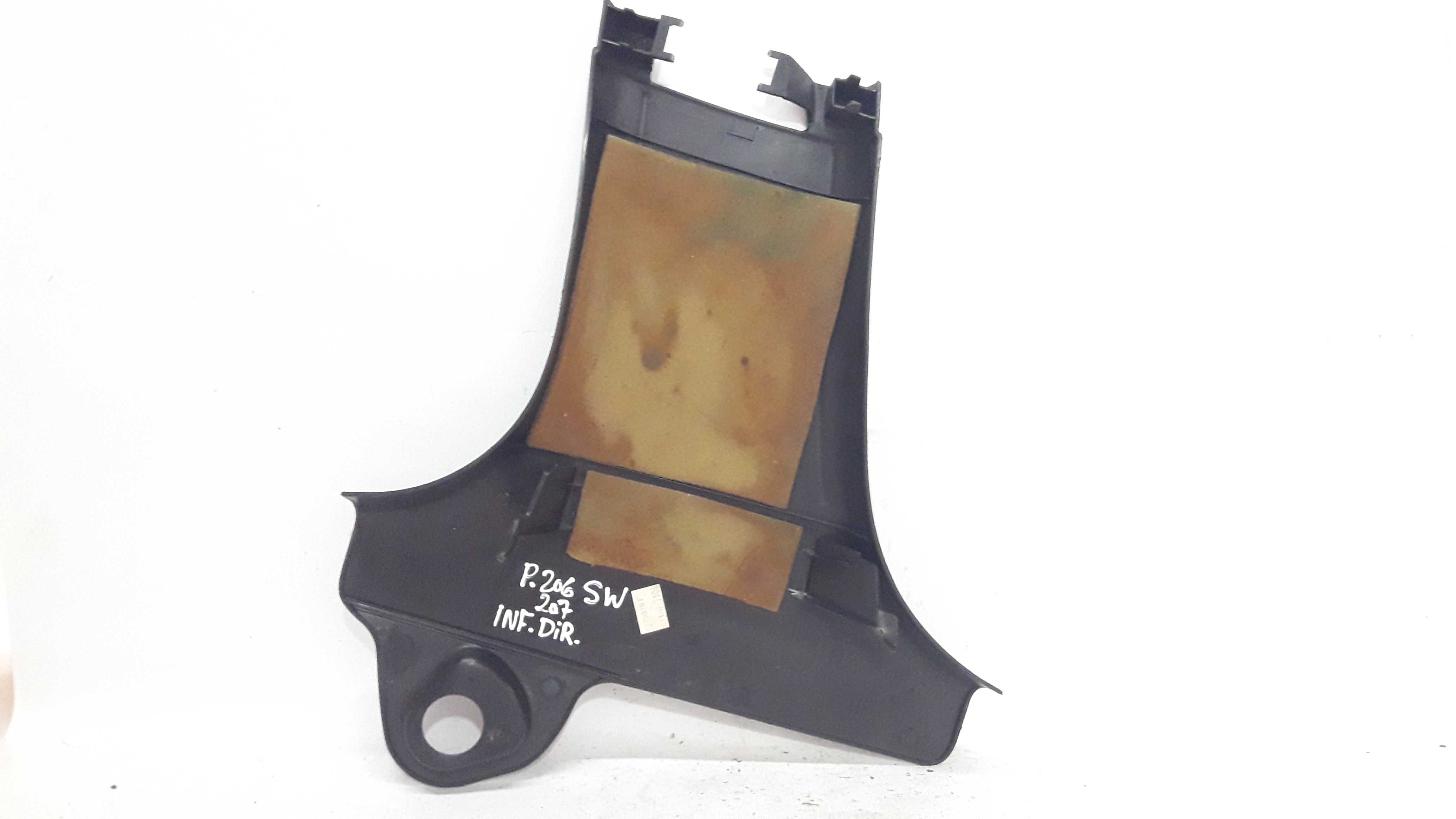 Moldura Inferior Coluna Direita Peugeot 206 Sw 99 A 6 2