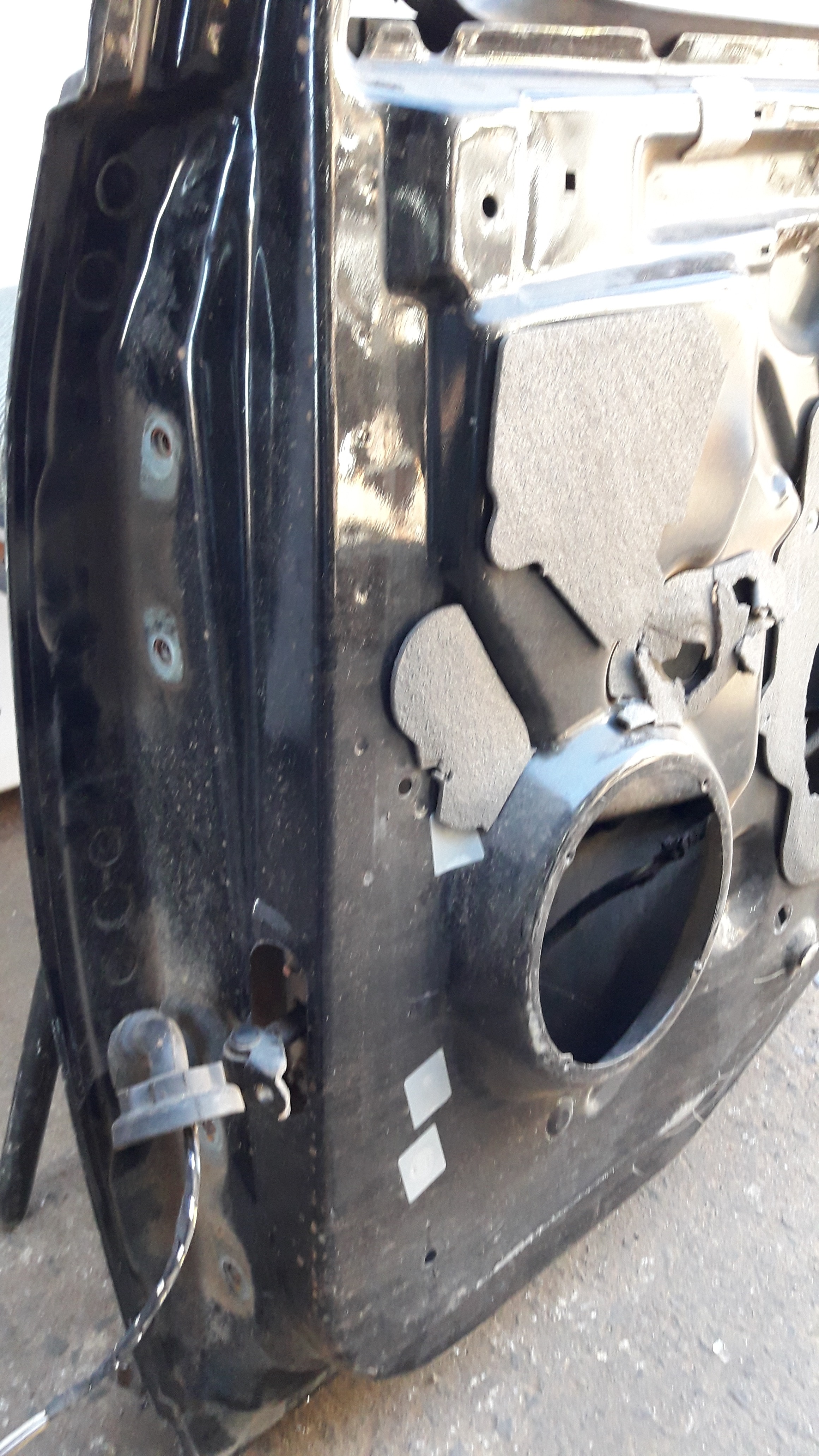 Porta Traseira Ford Fiesta Original 2004 2005/2012 Preta 6