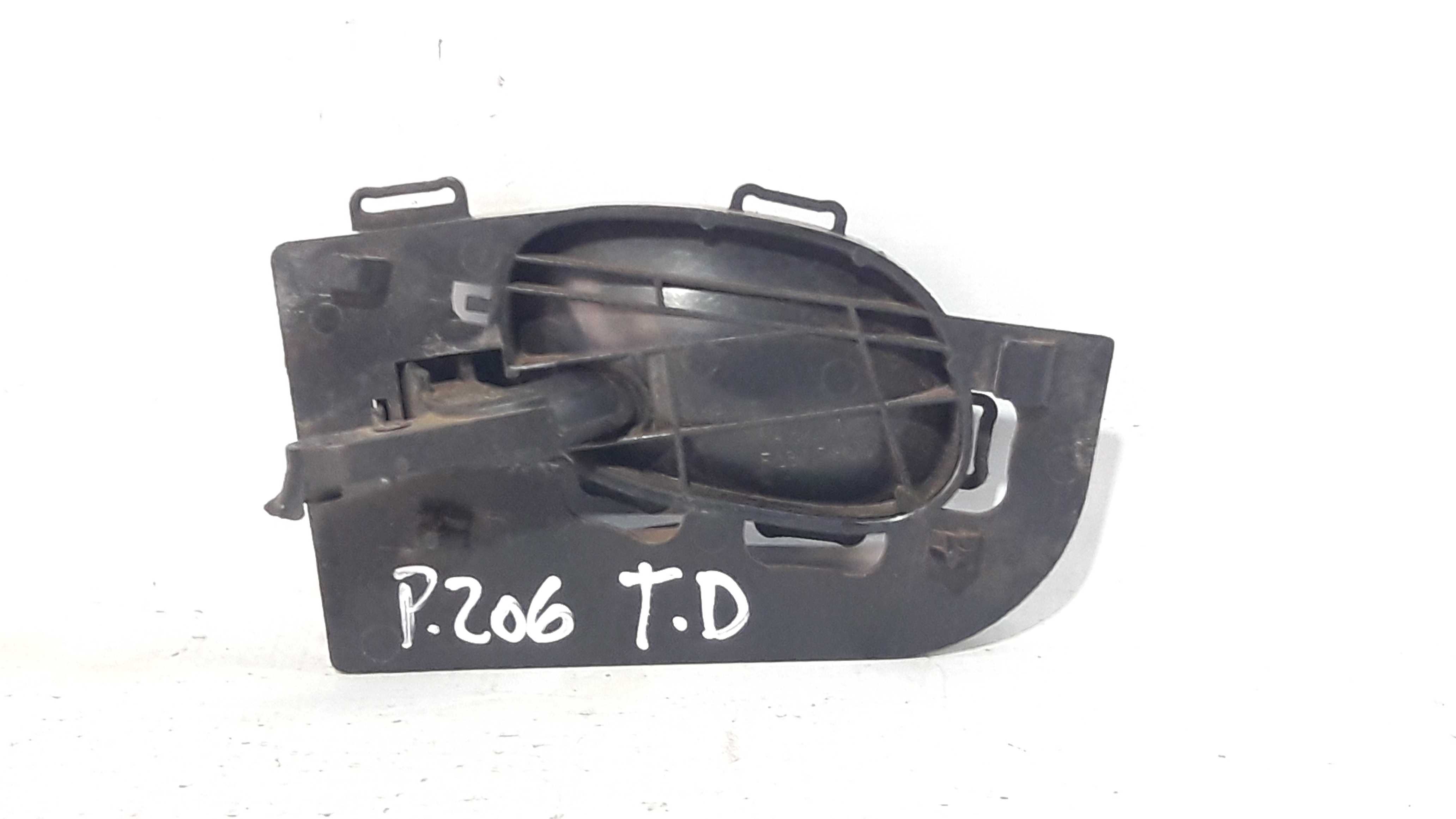 Maçaneta Int Traseira Direita Peugeot 206 9623798077 25326 – Preto – Traseira 2