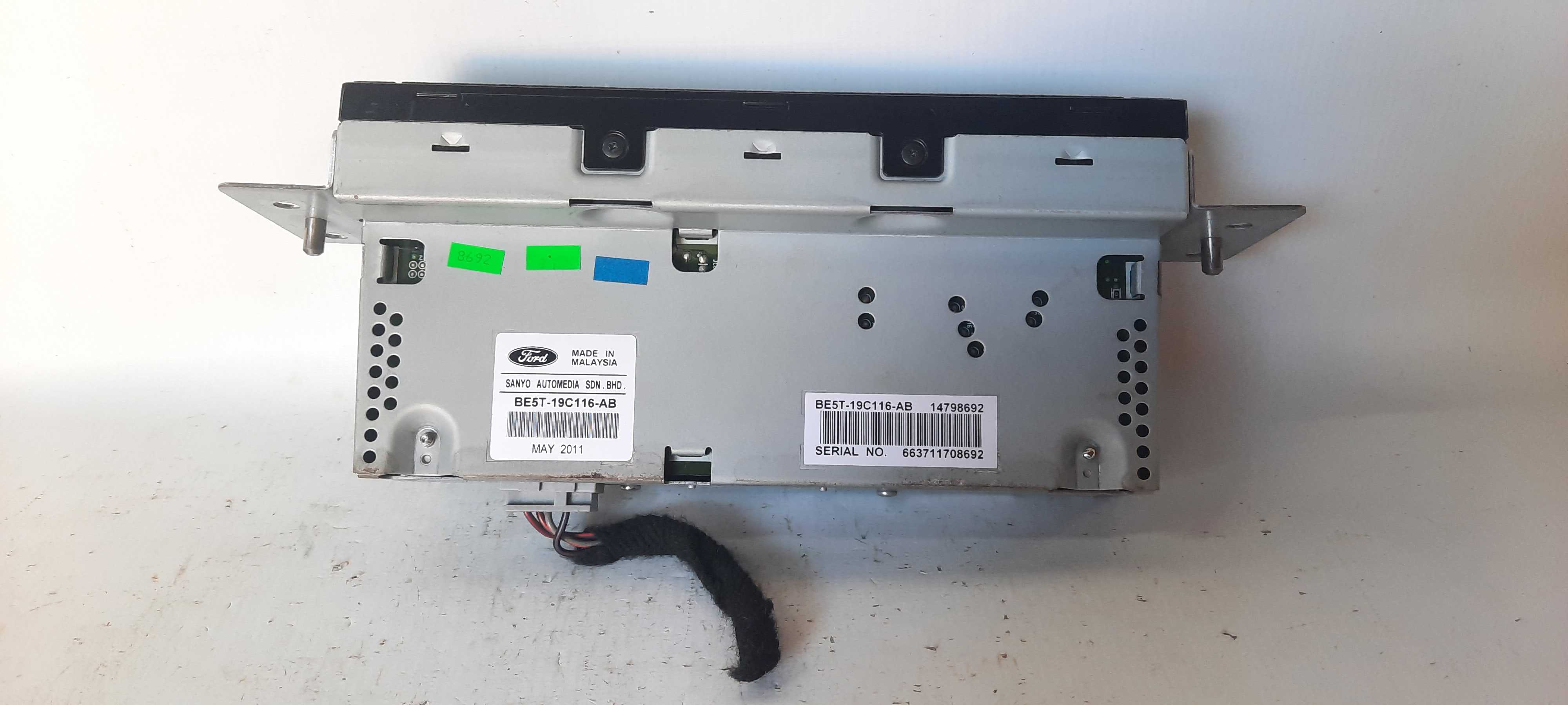 Tela Display Ford Fusion Sel 2.5 16v  Be5t19c116ab  14147 J Preto 5